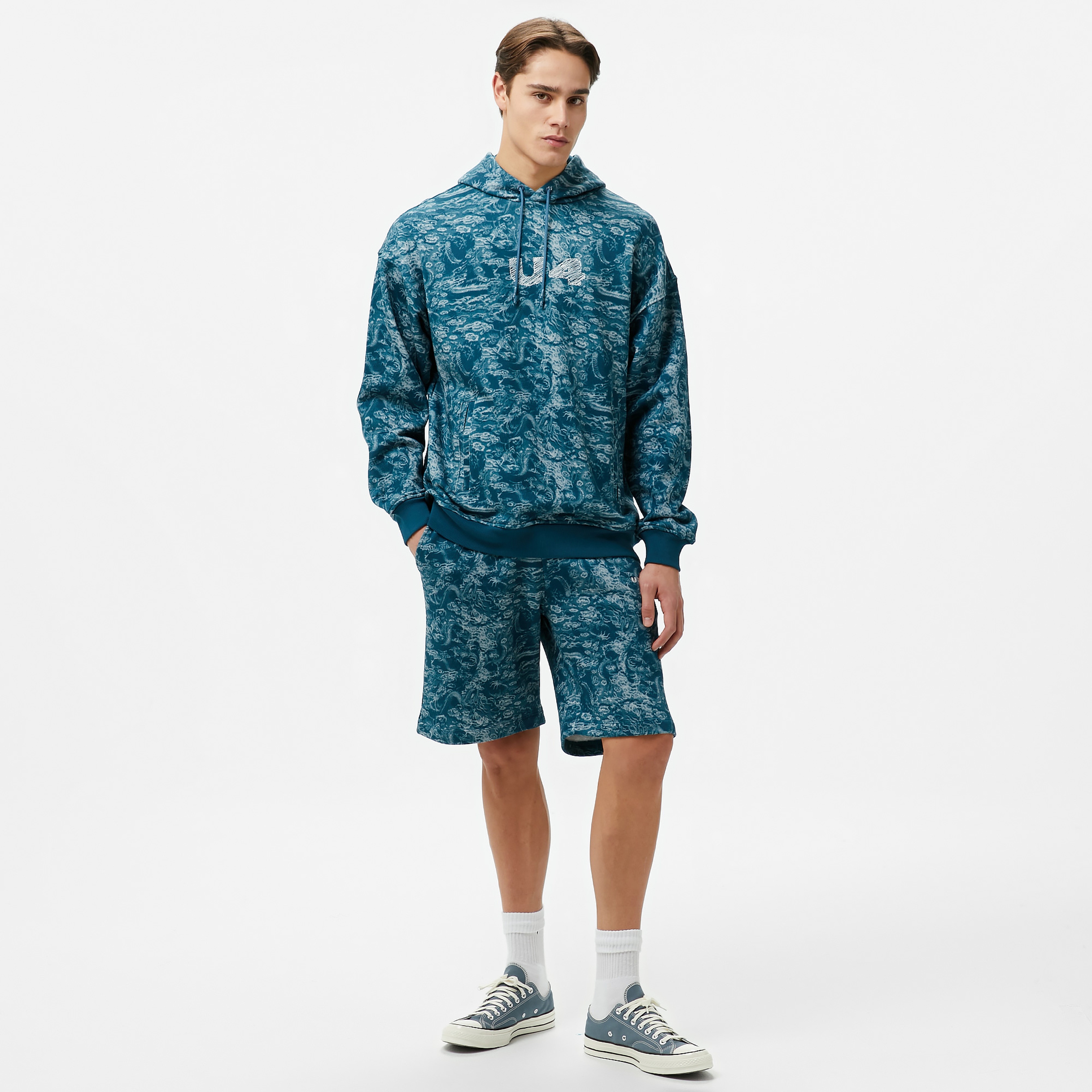 UNITED4 Erkek Lacivert Sweatshirt