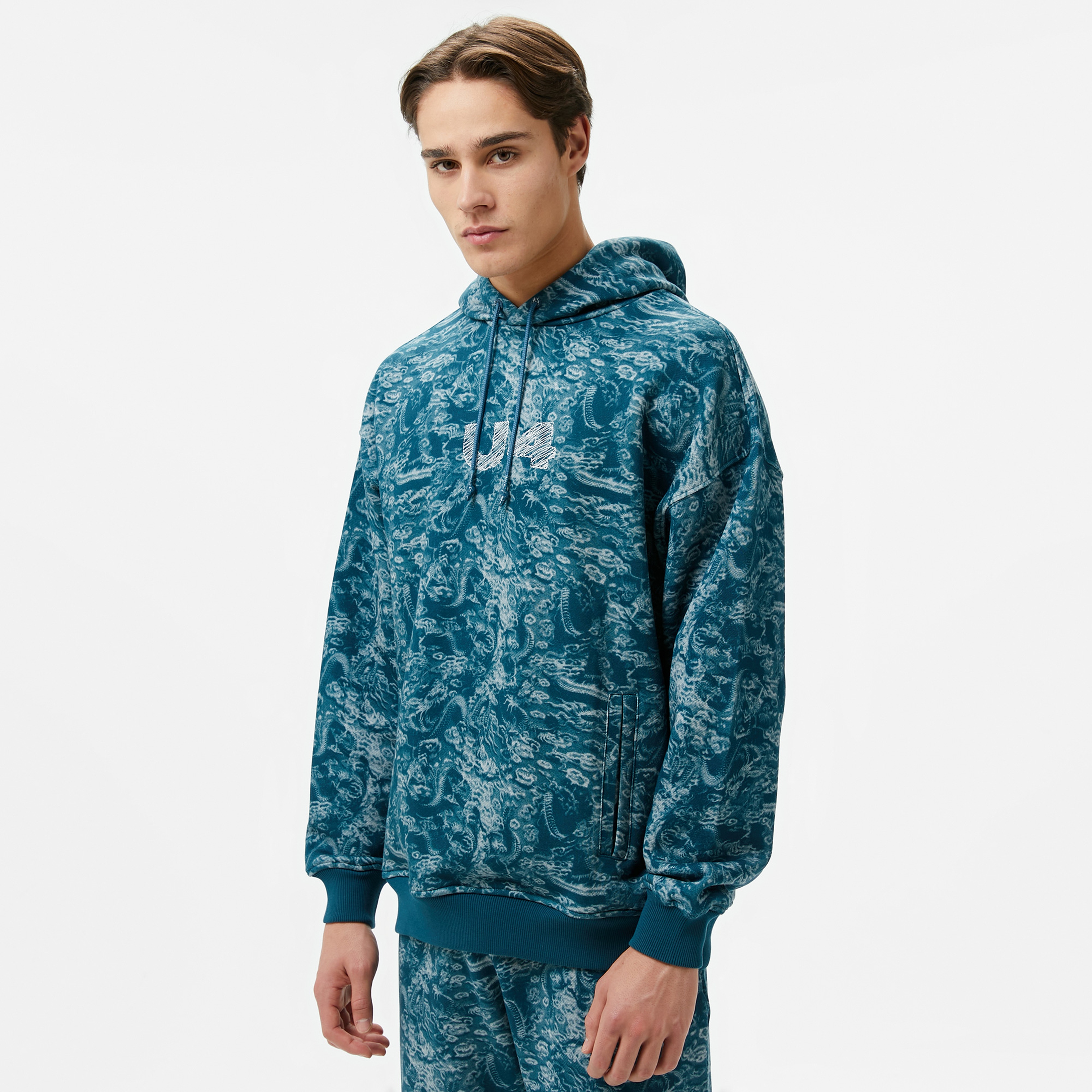 UNITED4 Erkek Lacivert Sweatshirt