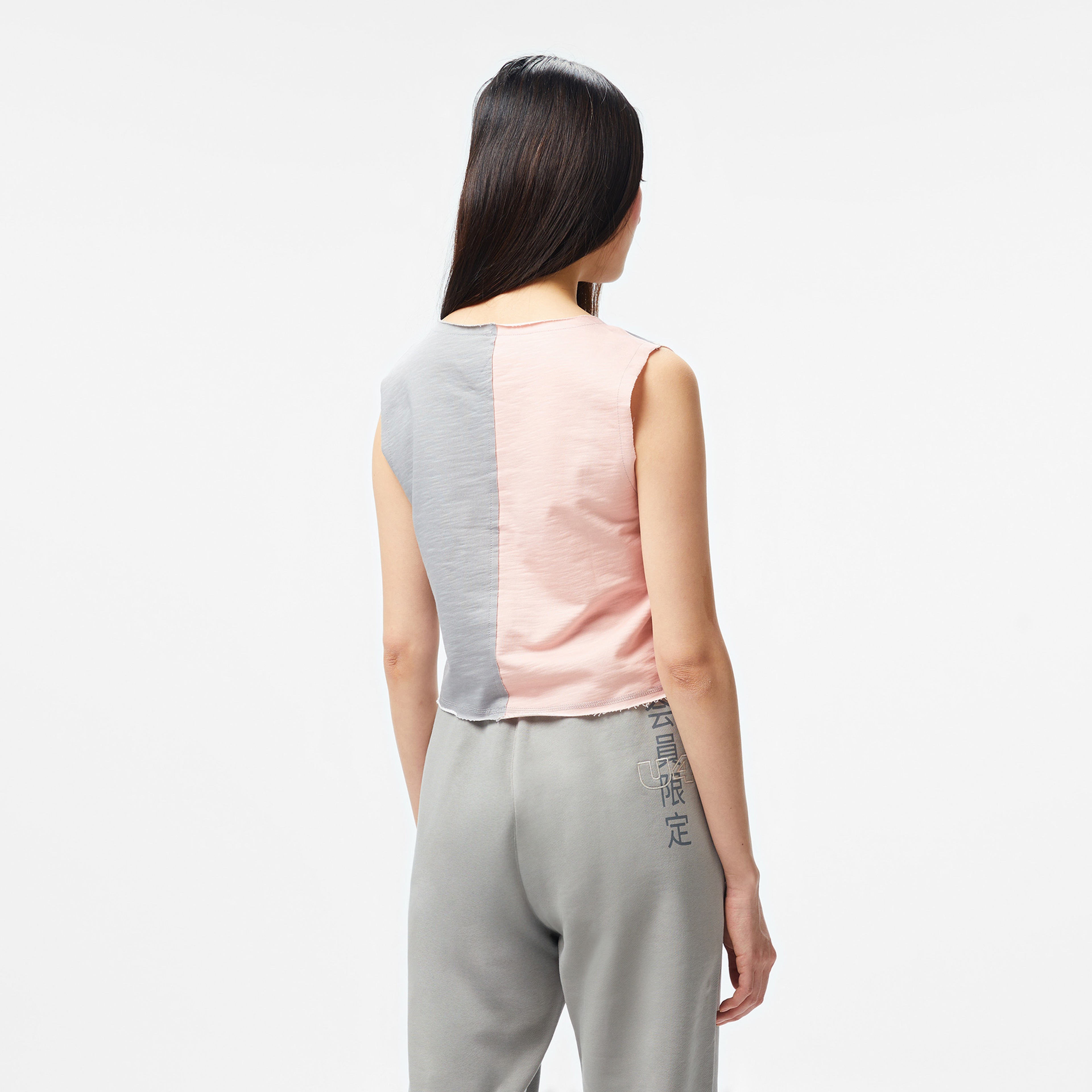 UNITED4 Kadın Gri Crop Atlet