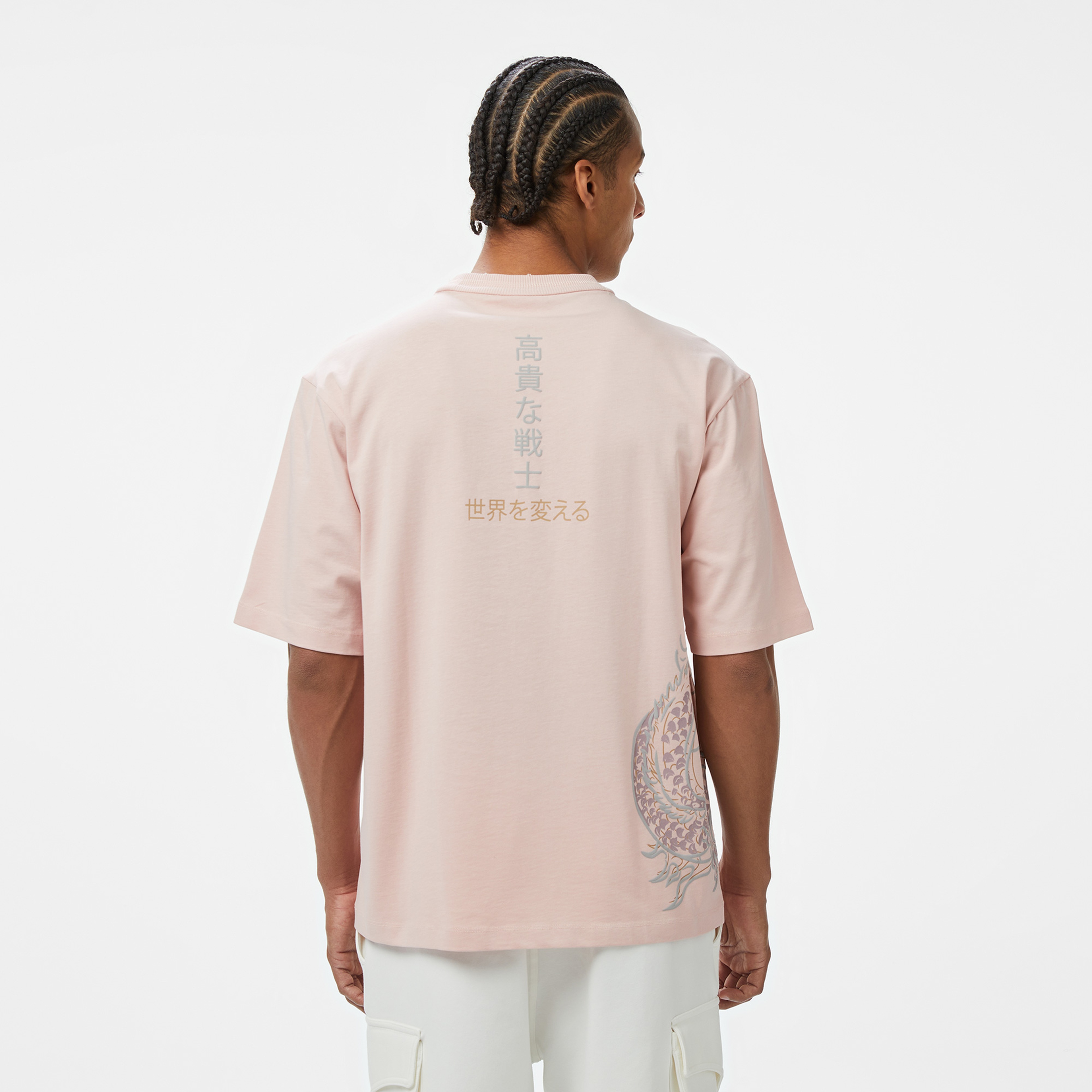 UNITED4 Erkek Pembe T-Shirt