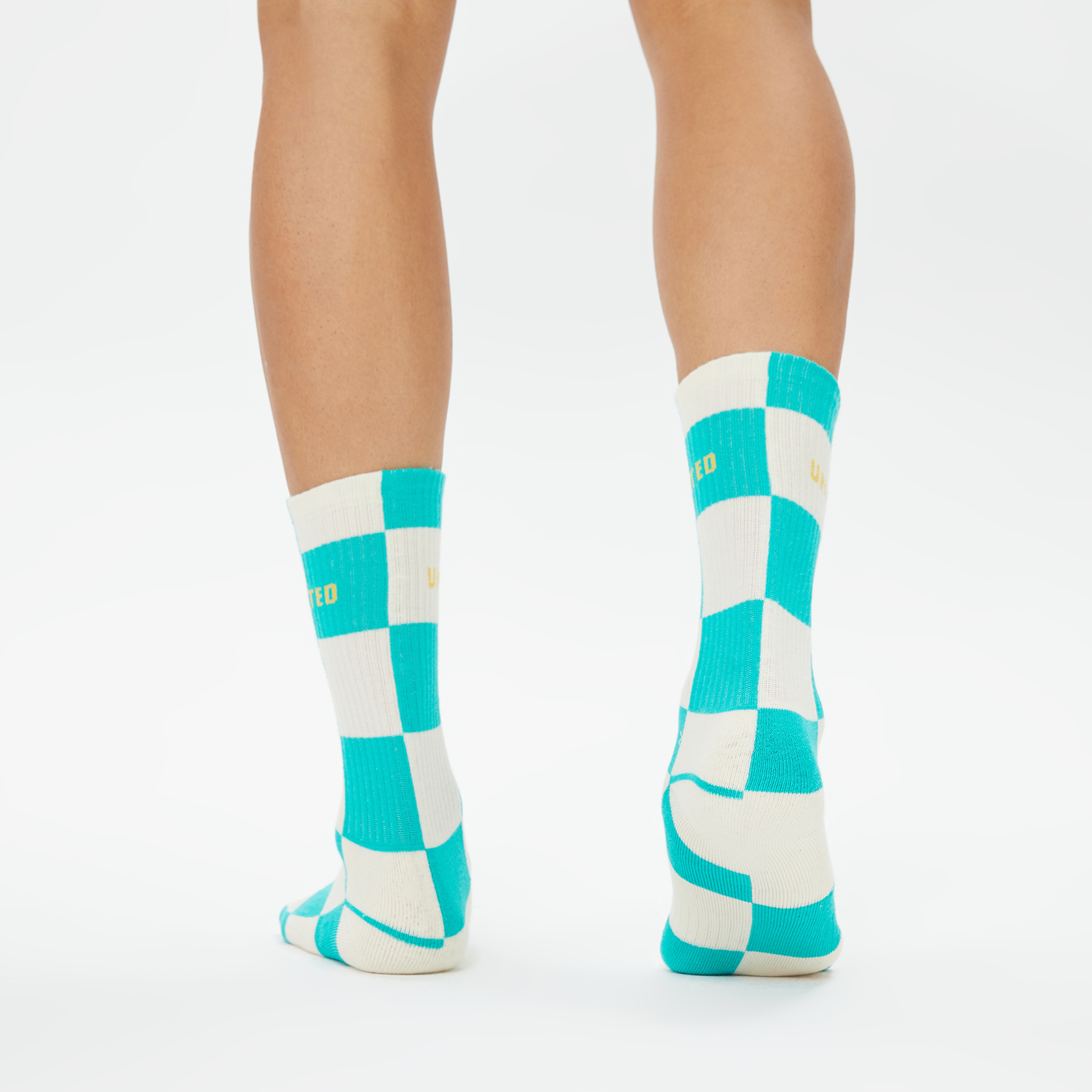 UNITED4 Street Crew Unisex Yeşil/Kahverengi 2'li Çorap