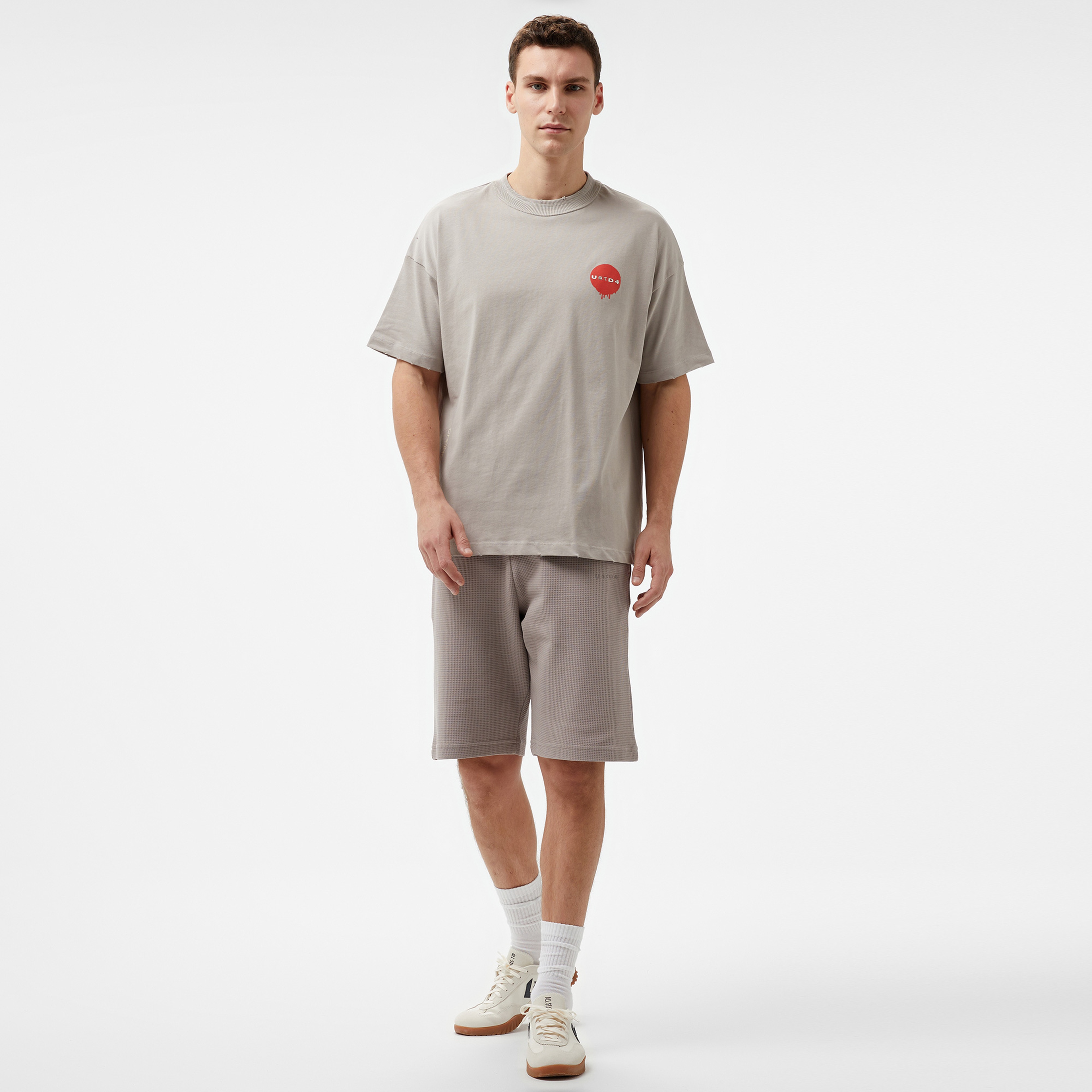 United4 Classic Erkek Gri Şort