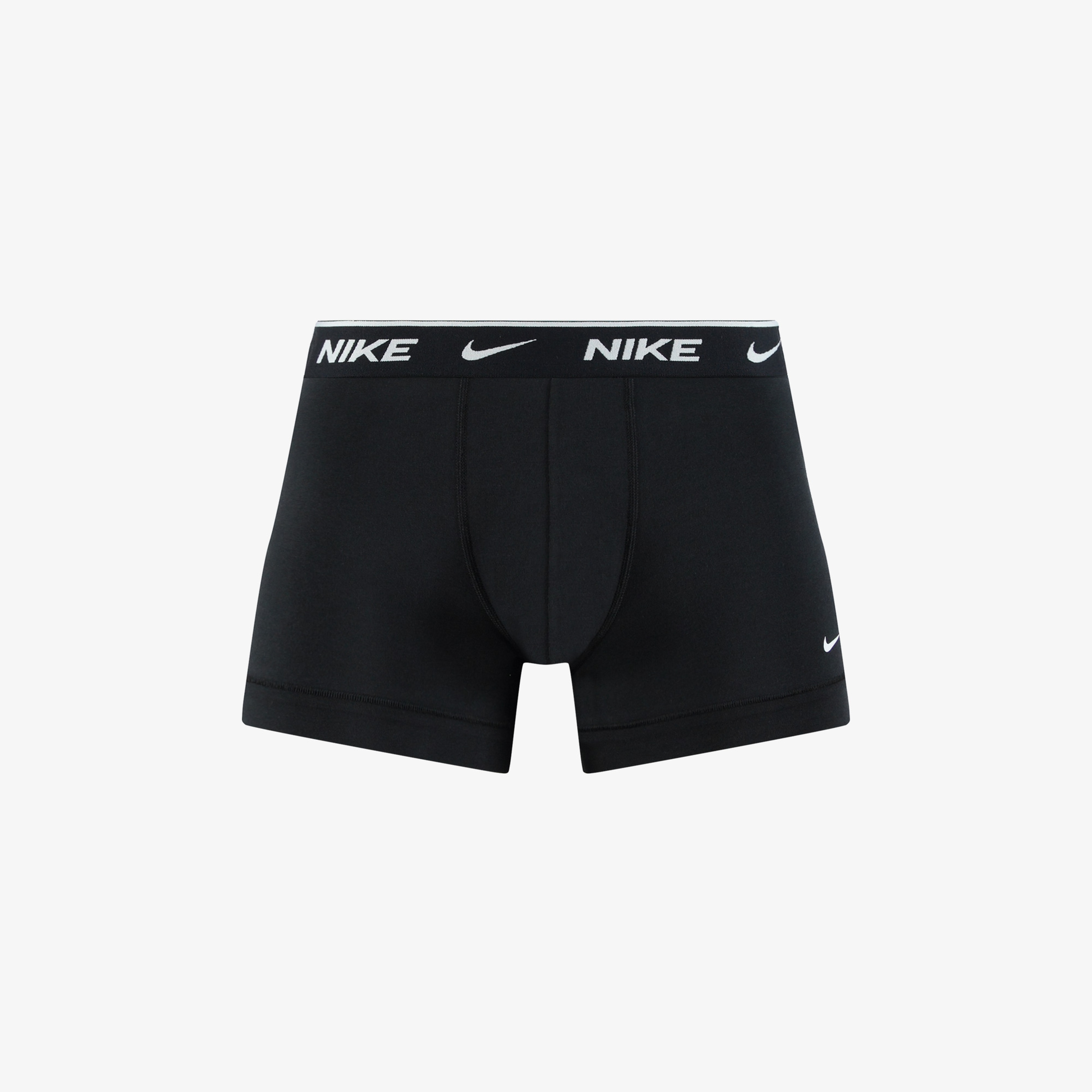 Nike Trunk 3'lü Turuncu/Yeşil/Siyah Bantlı Erkek Siyah Boxer