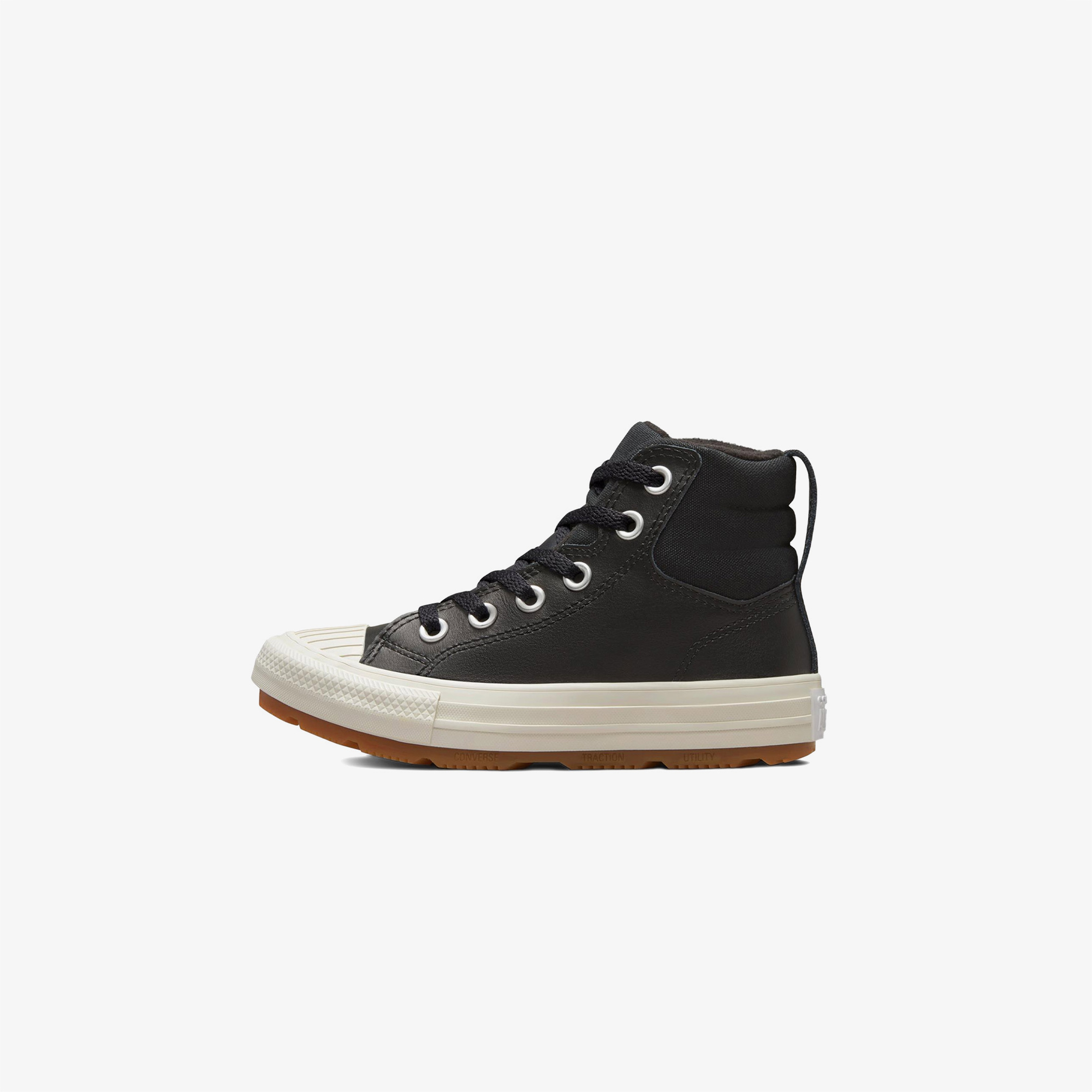 Converse Chuck Taylor All Star Berkshire Çocuk Siyah Deri Bot