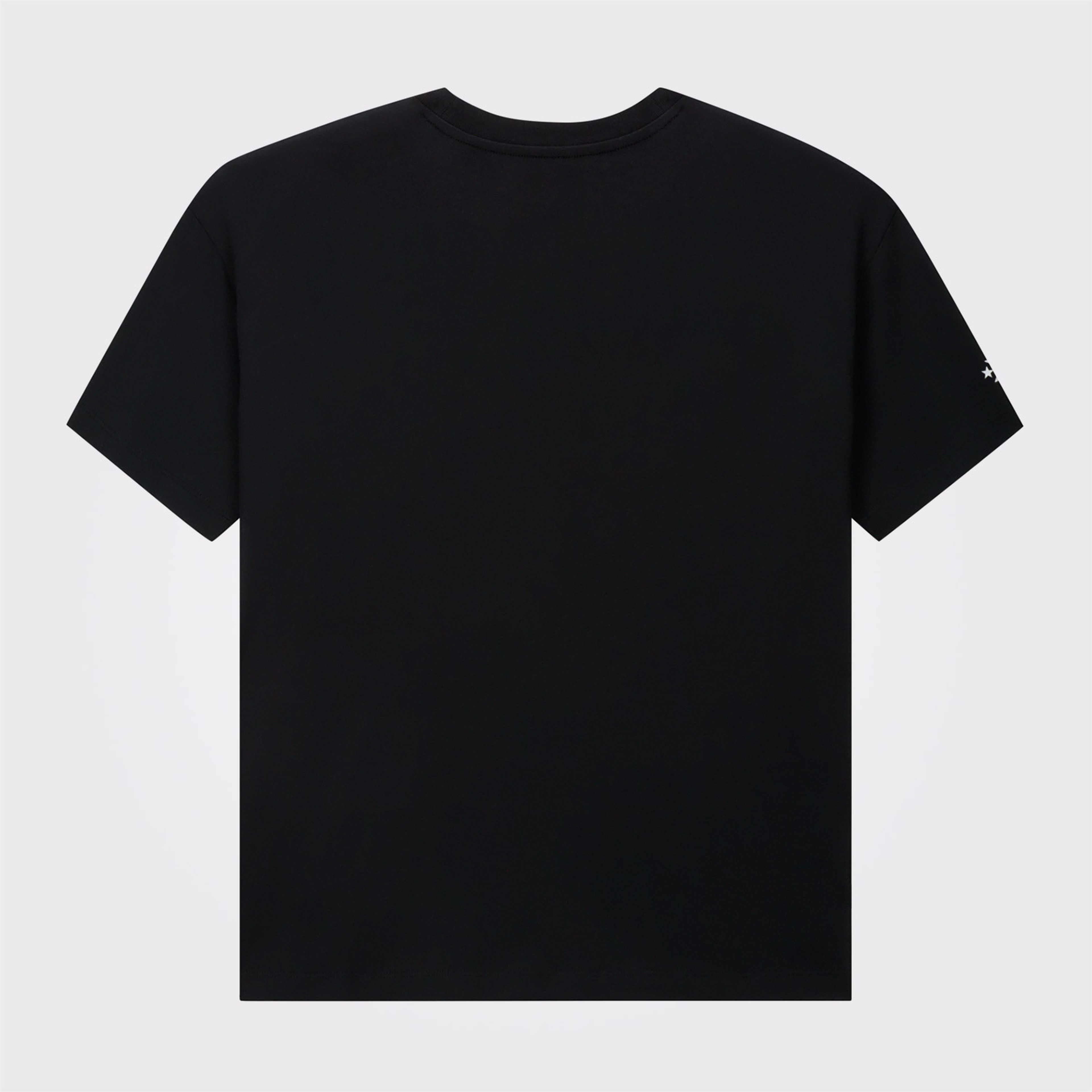 Converse Kadın Baskılı Siyah T-Shirt