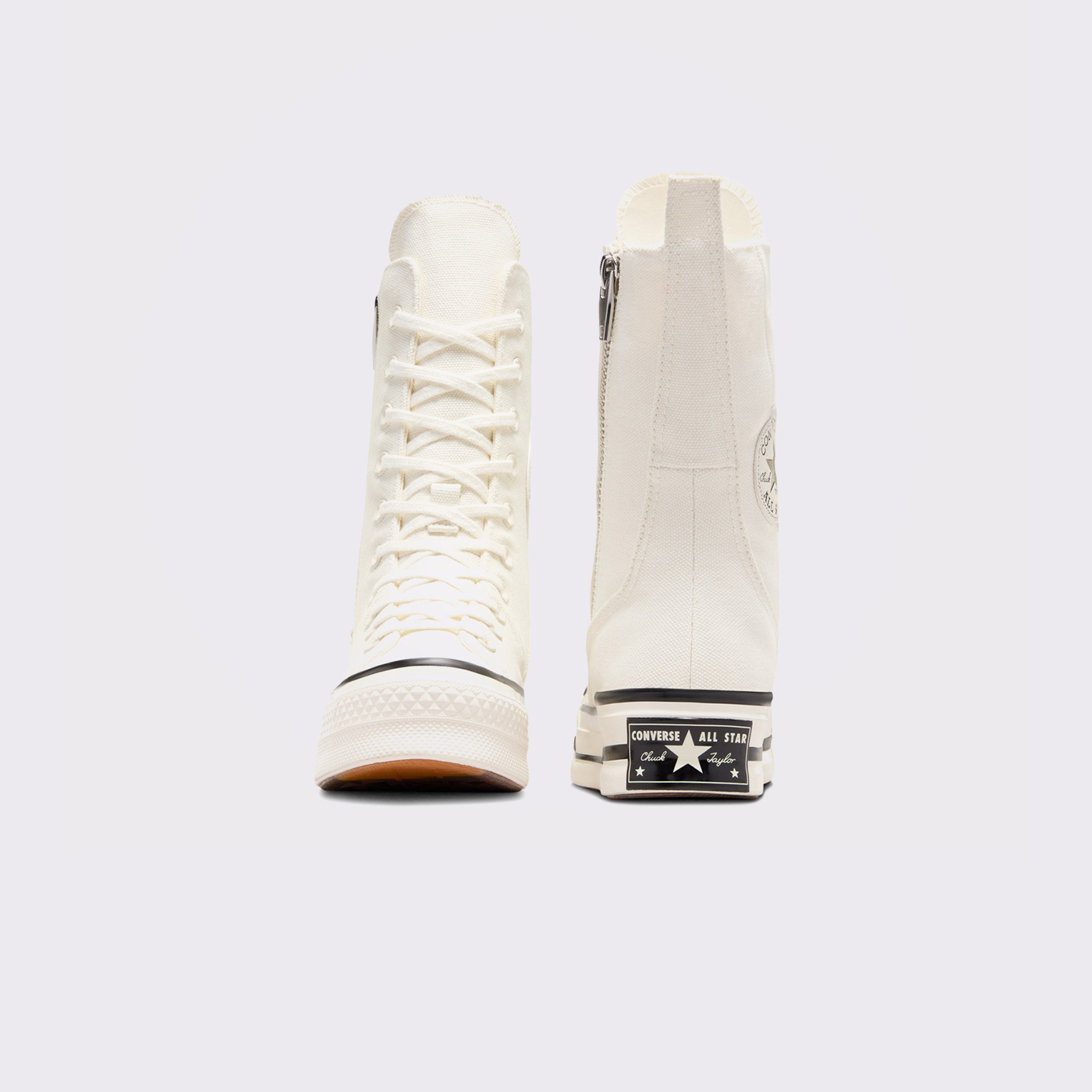 Converse Chuck 70 Plus Unisex Krem Platform Sneaker