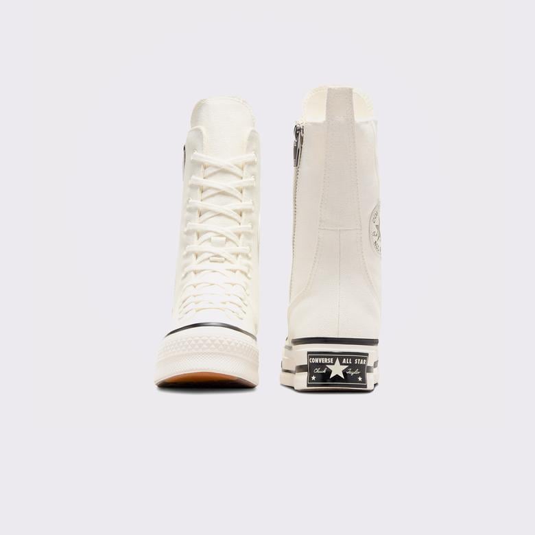 Converse Chuck 70 Plus Unisex Krem Platform Sneaker