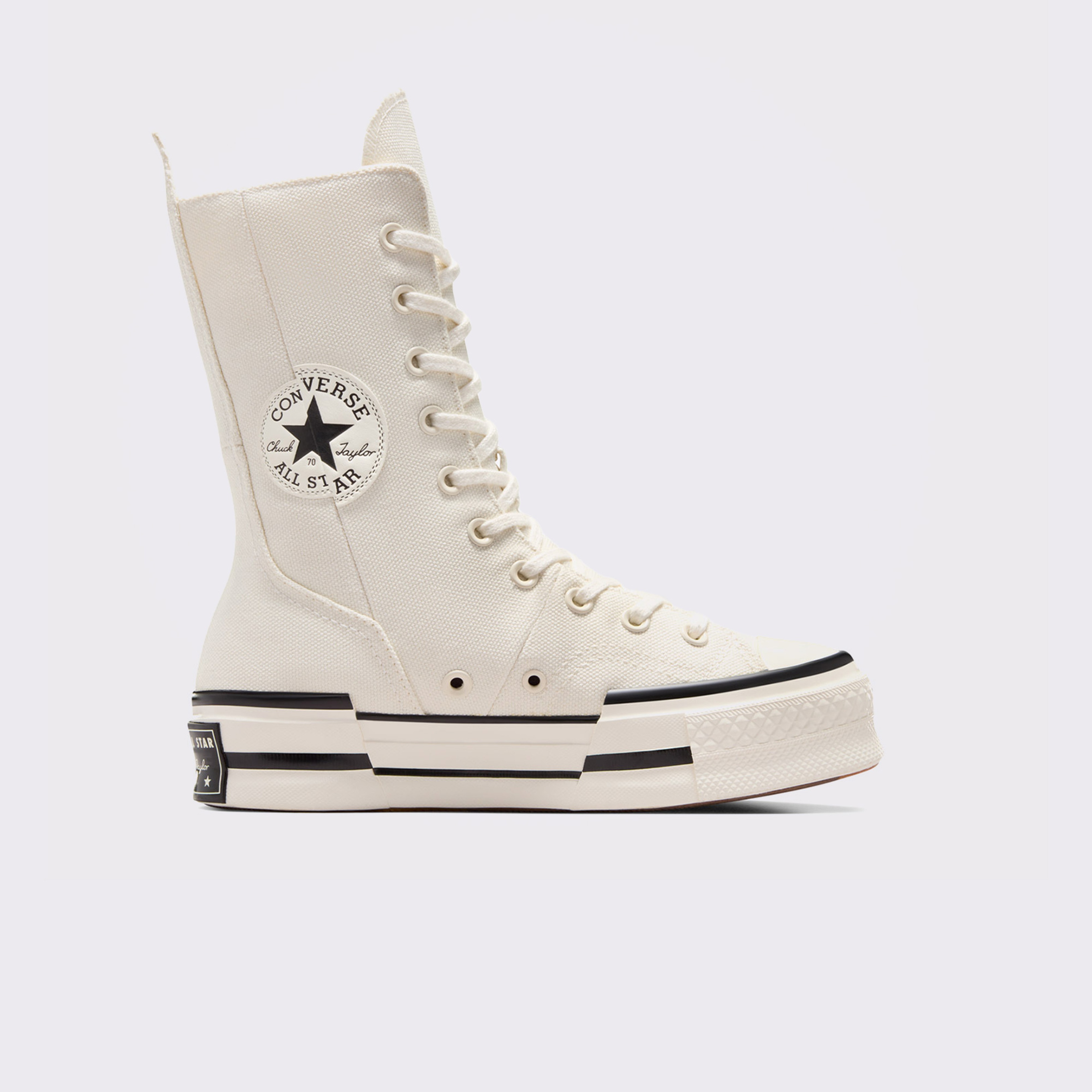 Converse Chuck 70 Plus Unisex Krem Platform Sneaker