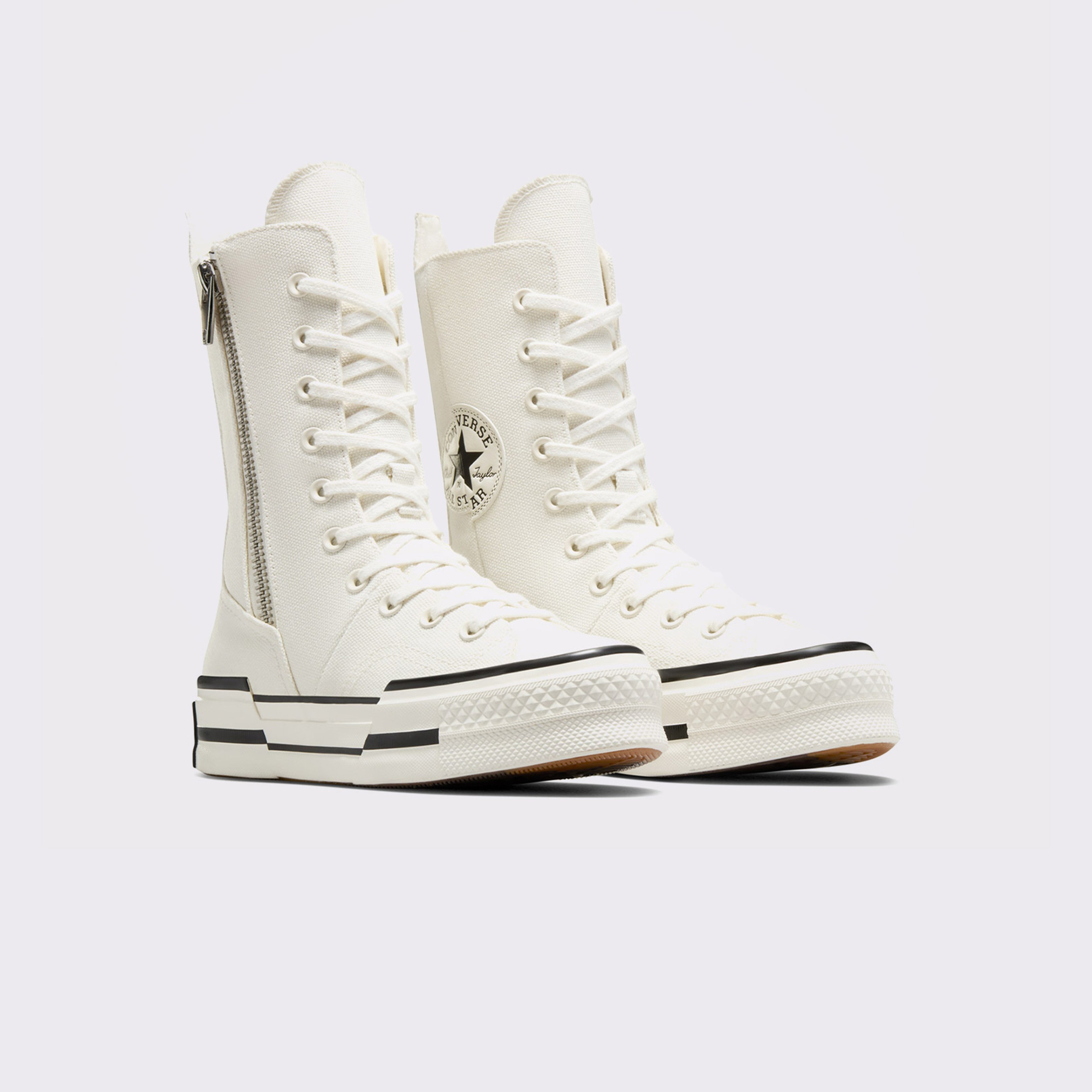 Converse Chuck 70 Plus Unisex Krem Platform Sneaker