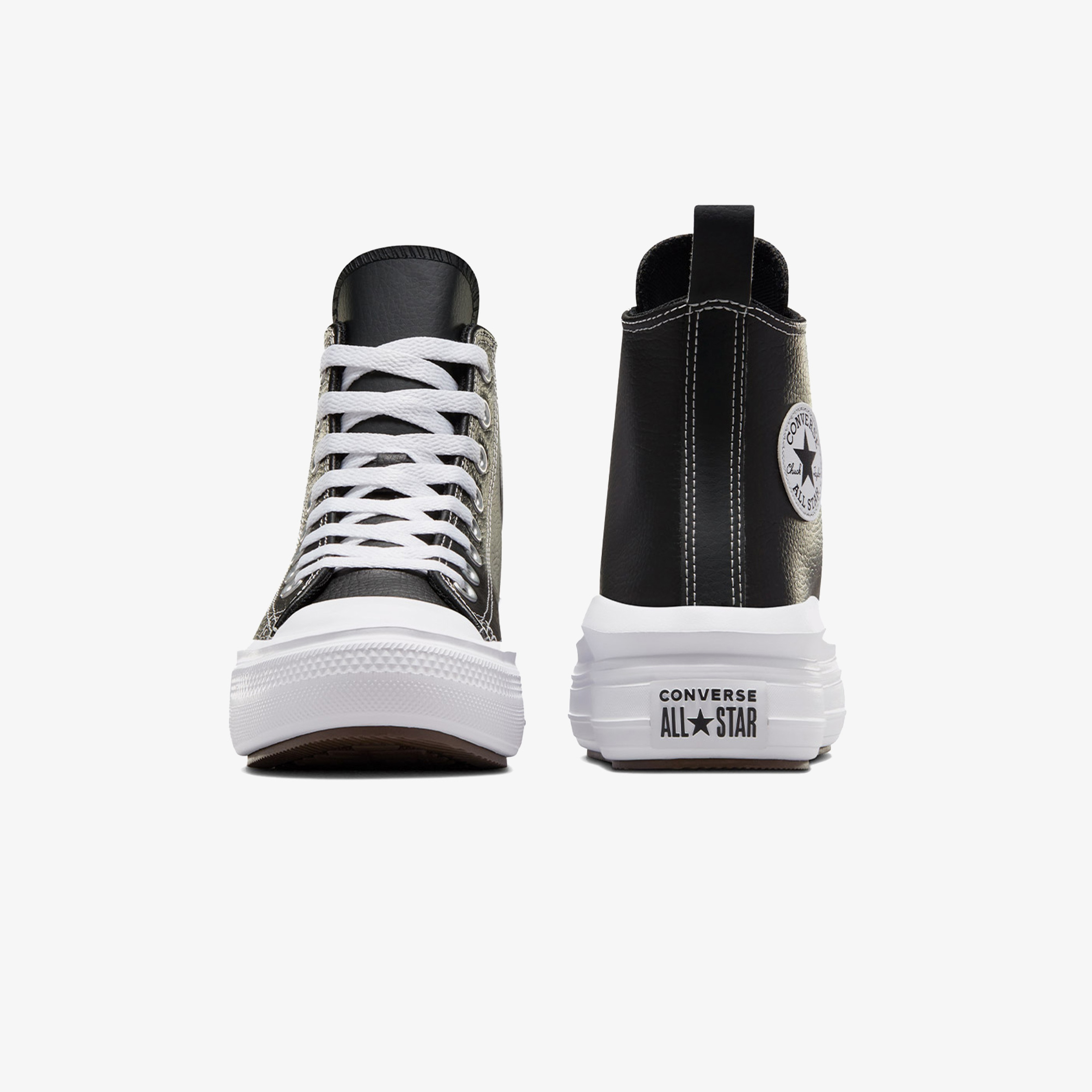 Converse Chuck Taylor All Star Move Platform Kadın Siyah Deri Sneaker