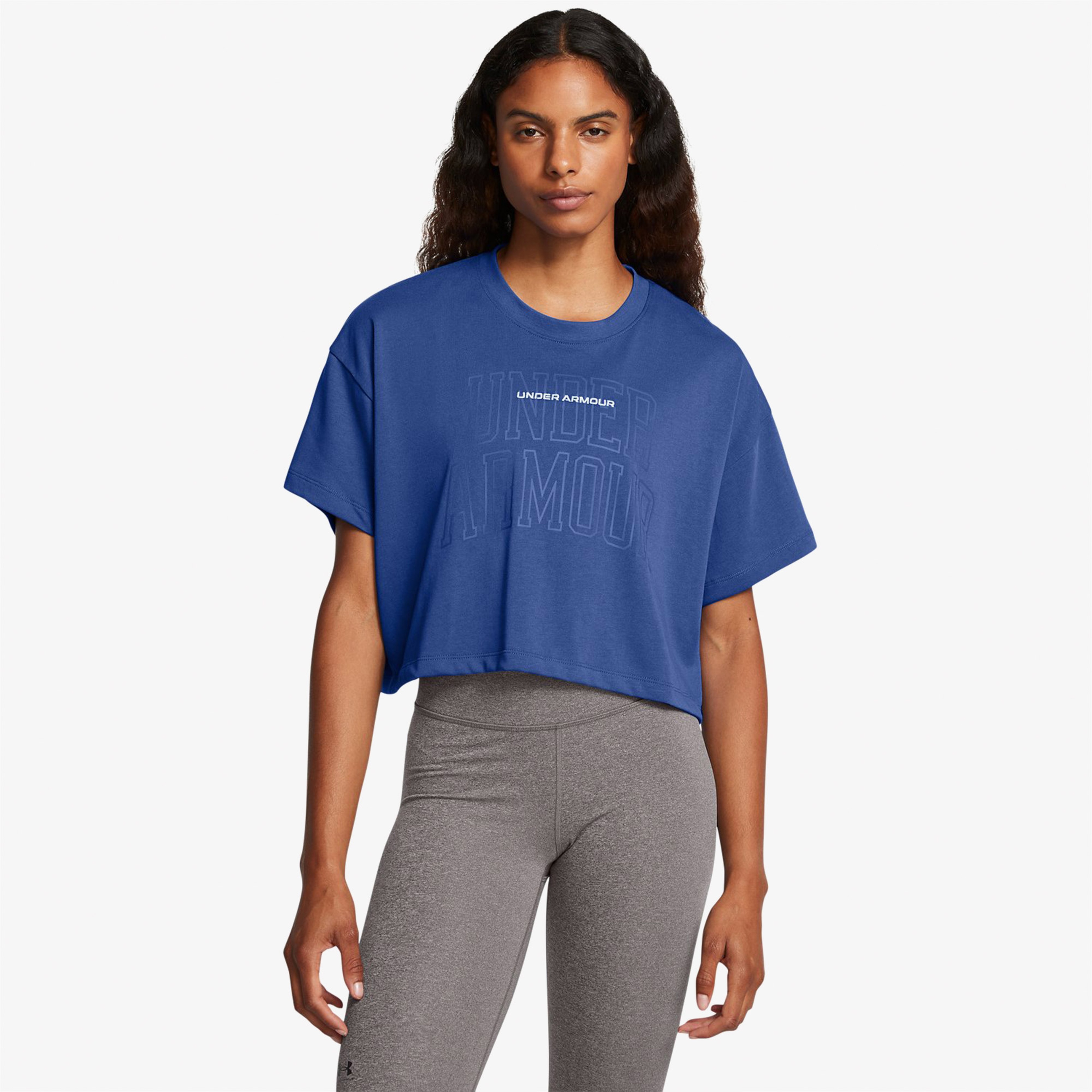 Under Armour Energy Graphics Kadın Mavi T-Shirt