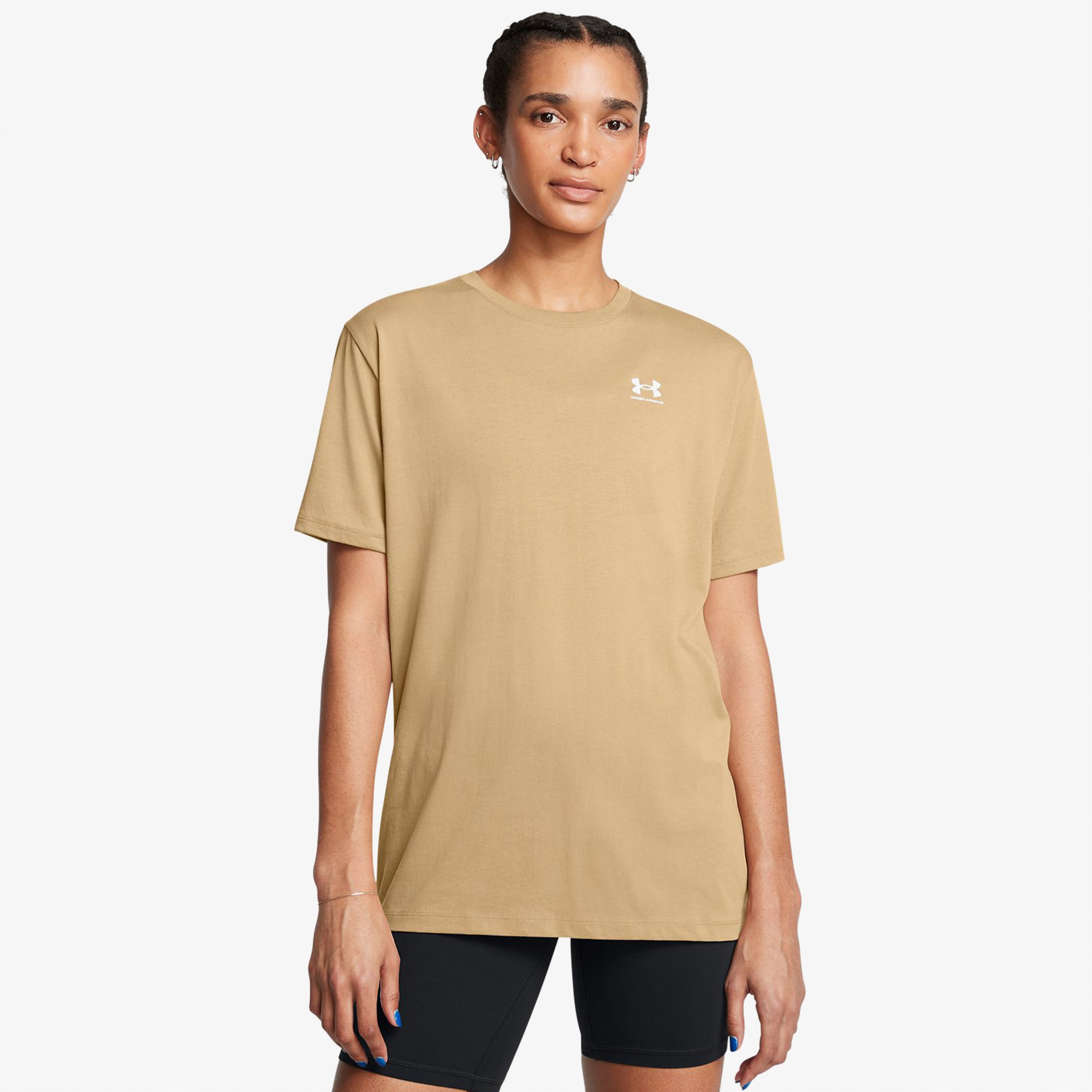 Under Armour Energy Graphics Kadın Kahverengi T-Shirt