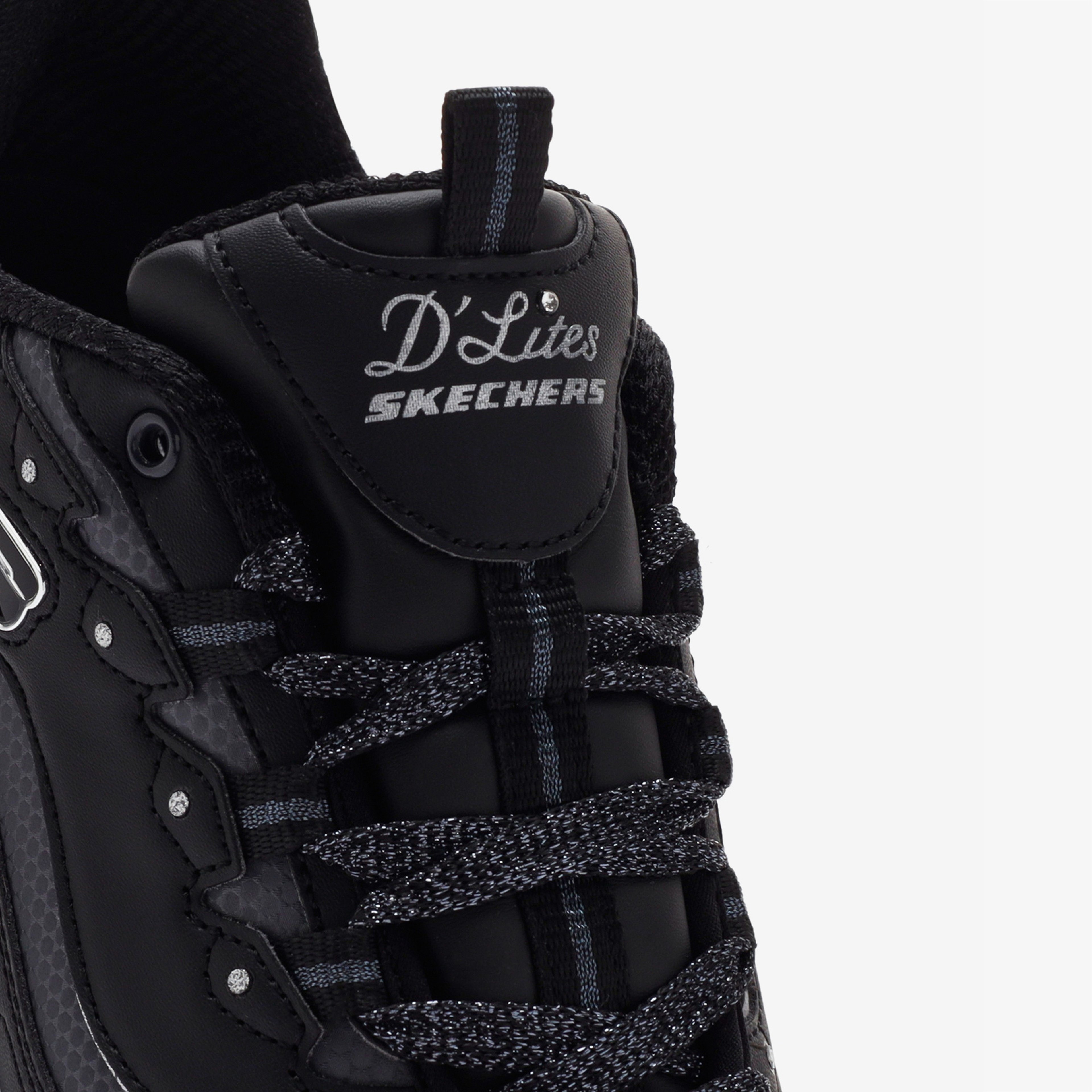 Skechers D'Lites Golden Chic Kadın Siyah Spor Ayakkabı