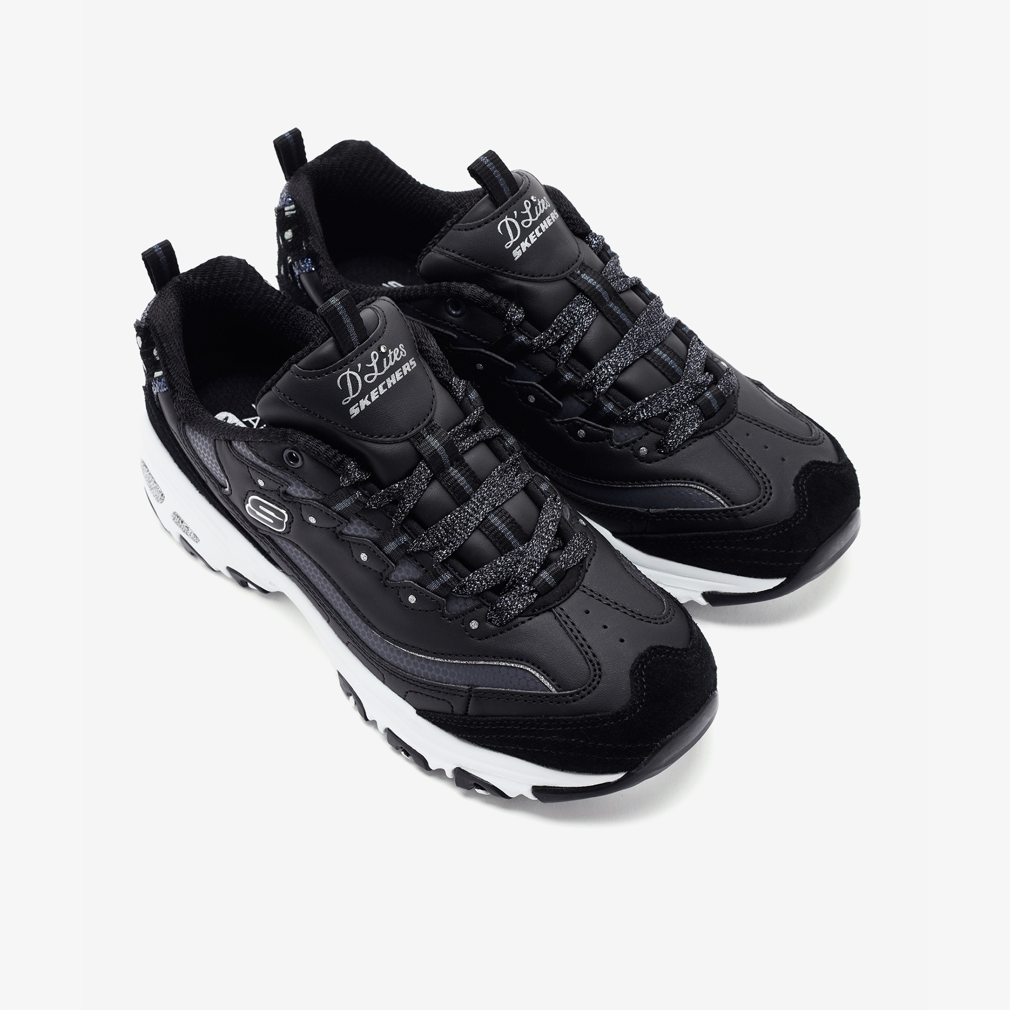 Skechers D'Lites Golden Chic Kadın Siyah Spor Ayakkabı