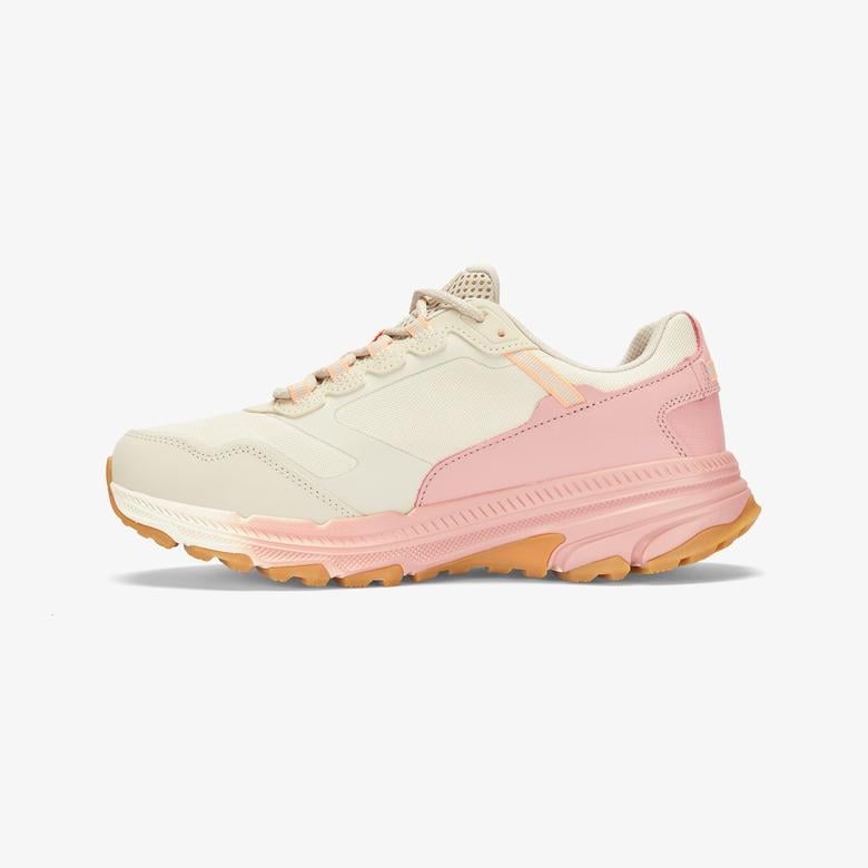 Skechers Go Run Trail Altitude 2.0 Kadın Krem Spor Ayakkabı