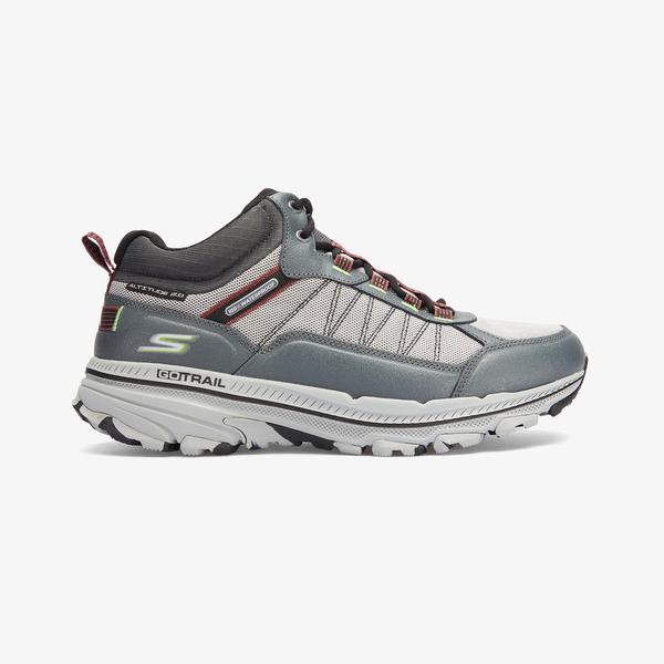 Skechers Go Run Trail Altitude 2.0 Splashproof Erkek Gri Spor Ayakkabı