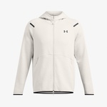 Under Armour Unstoppable Fleece Tam Fermuarlı Erkek Beyaz Sweatshirt