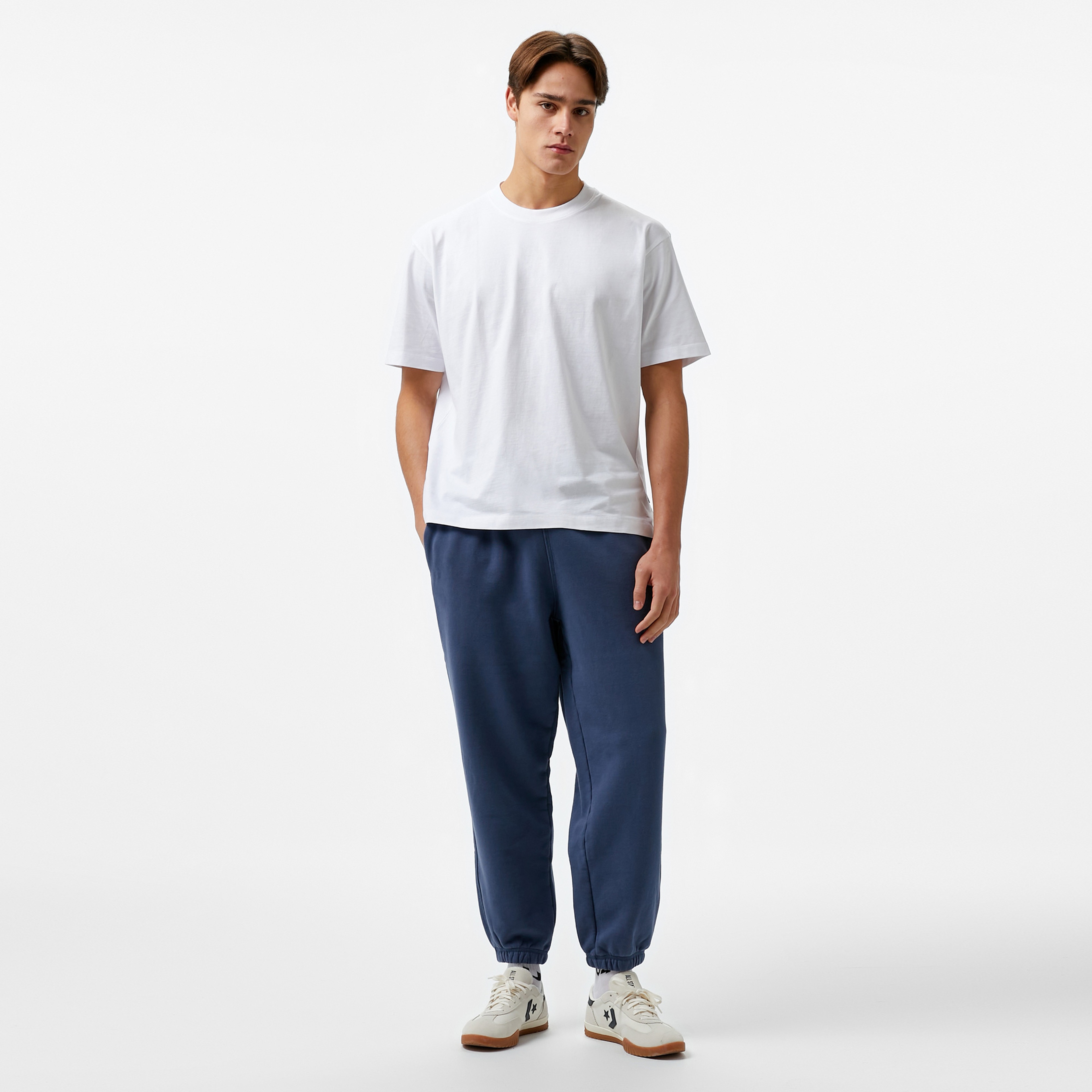 Converse Gold Standard Loose-Fit Unisex Lacivert Pantolon