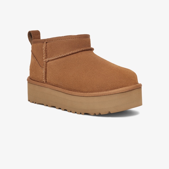 Ugg Kahverengi Ugg Classic Ultra Mini Platform Çocuk Bot
