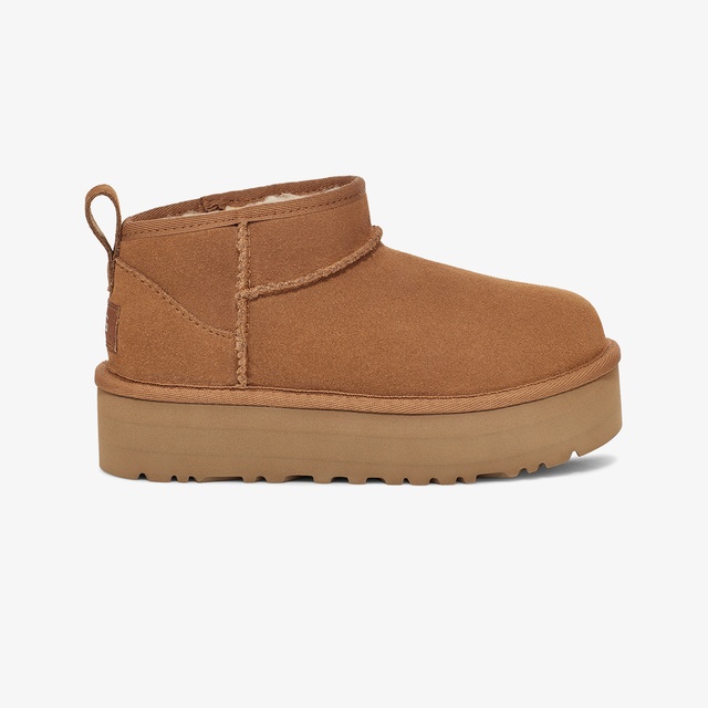 Ugg Kahverengi Ugg Classic Ultra Mini Platform Çocuk Bot