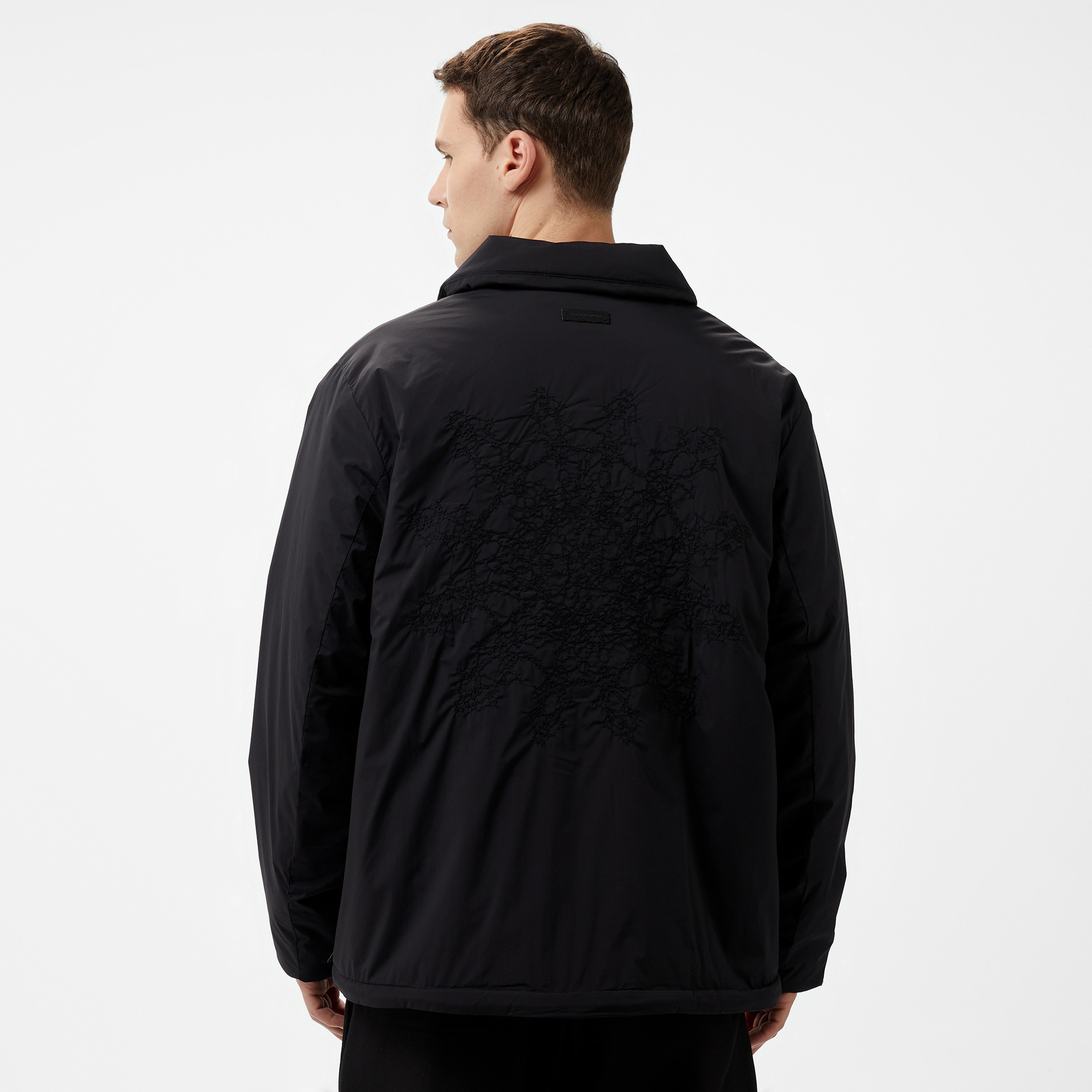 Les Benjamins Puffer 408 Erkek Siyah Ceket
