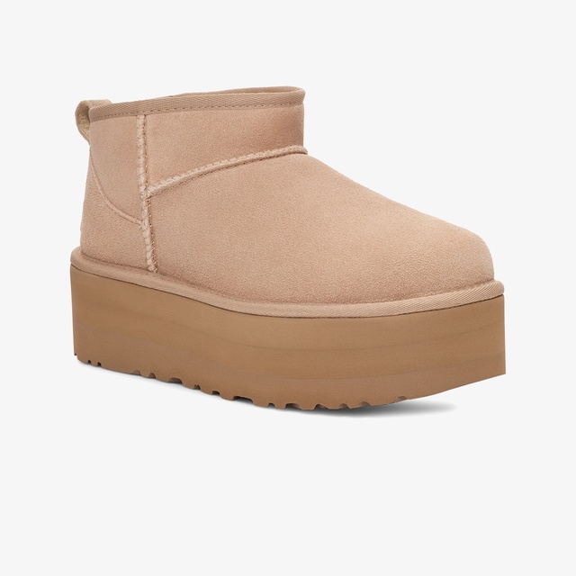Ugg Bej Ugg Classic Ultra Mini Platform
