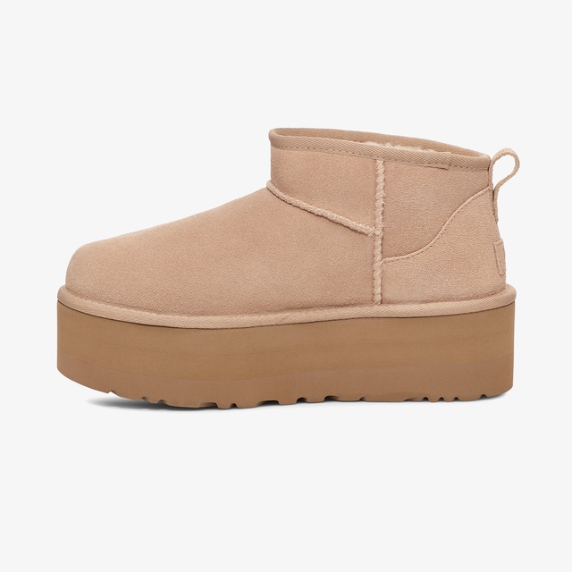 Ugg Bej Ugg Classic Ultra Mini Platform