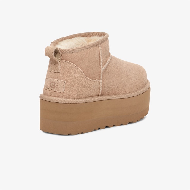 Ugg Bej Ugg Classic Ultra Mini Platform