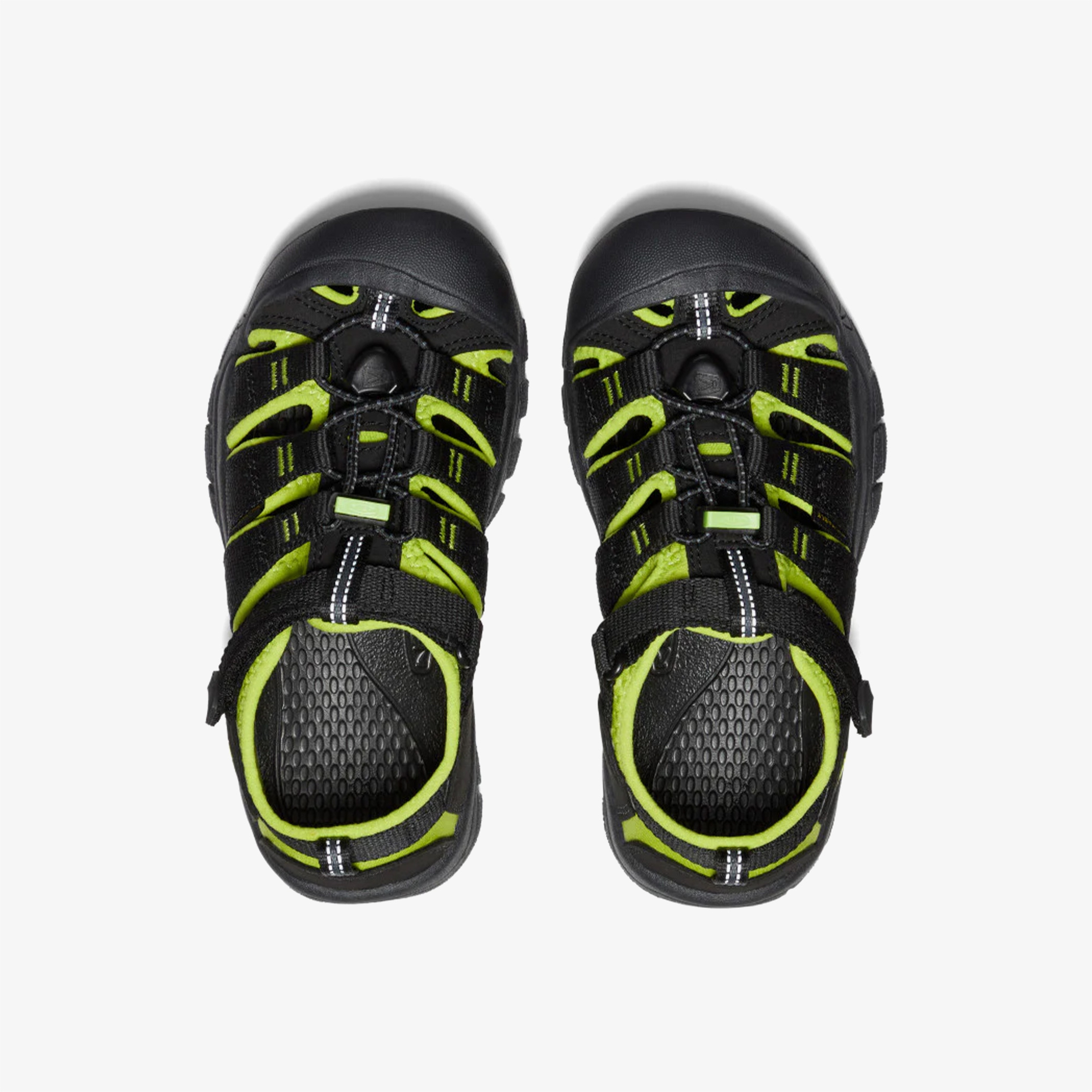 Keen Newport H2  Çocuk Siyah/Yeşil Sandalet