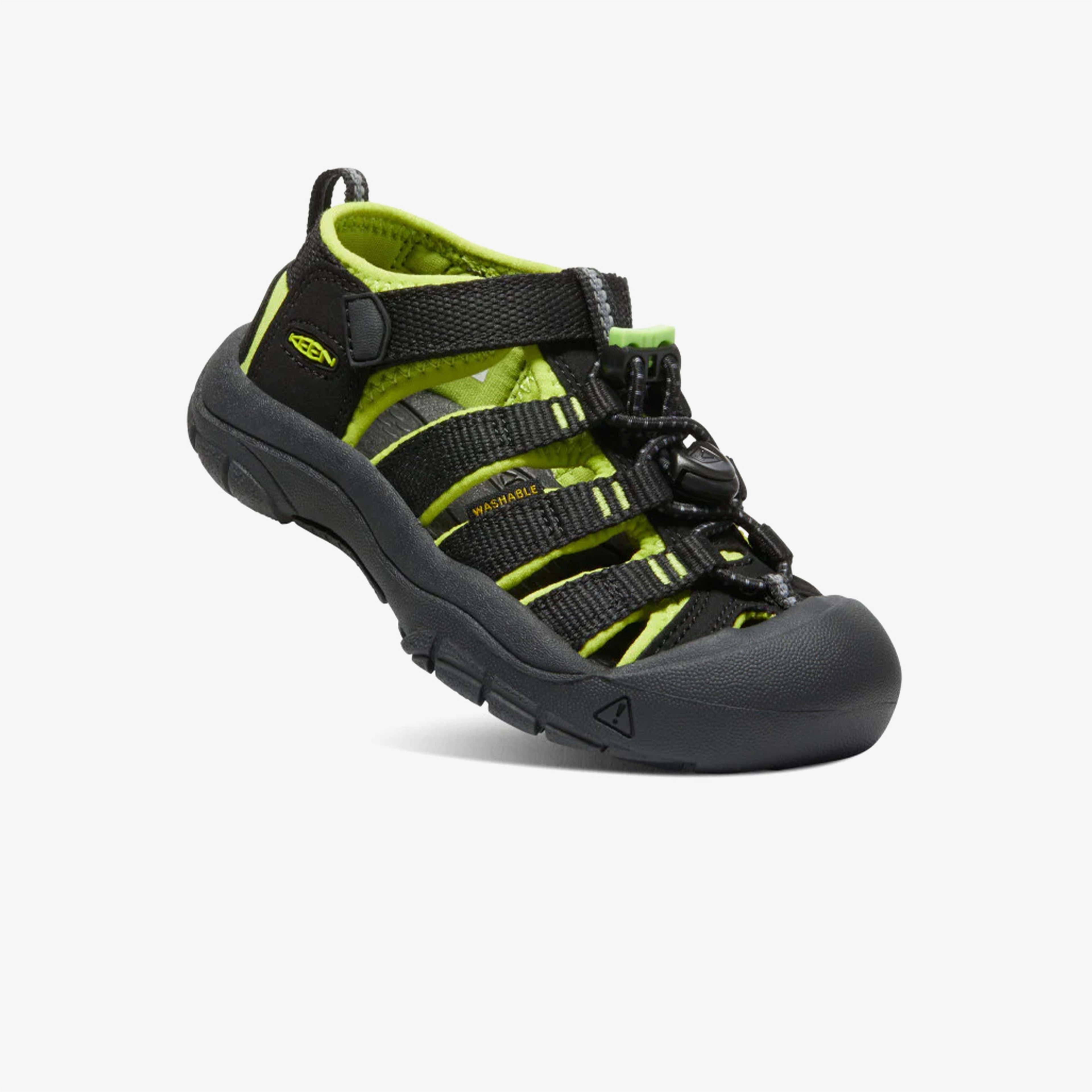 Keen Newport H2 Çocuk Siyah/Yeşil Sandalet