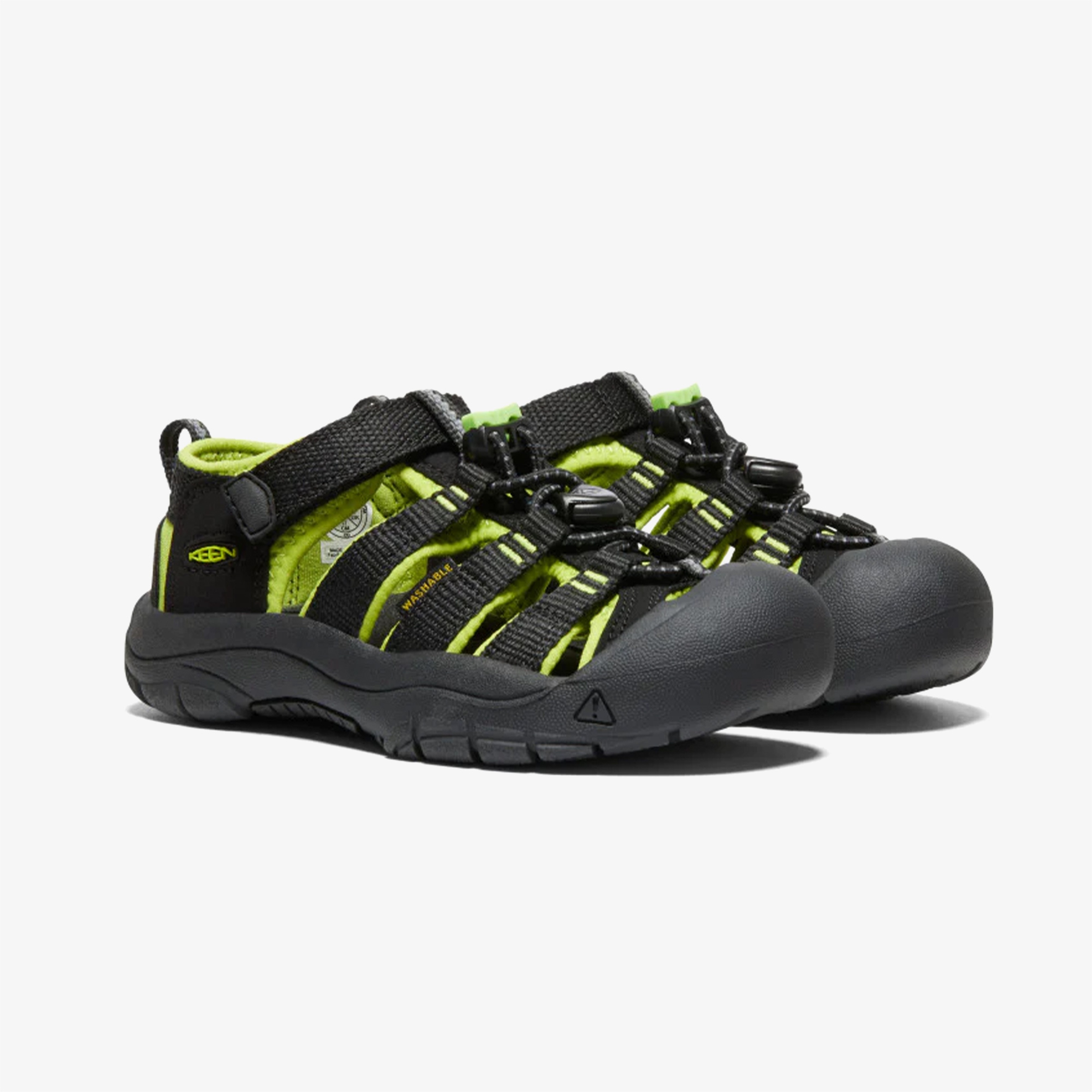 Keen Newport H2 Çocuk Siyah/Yeşil Sandalet
