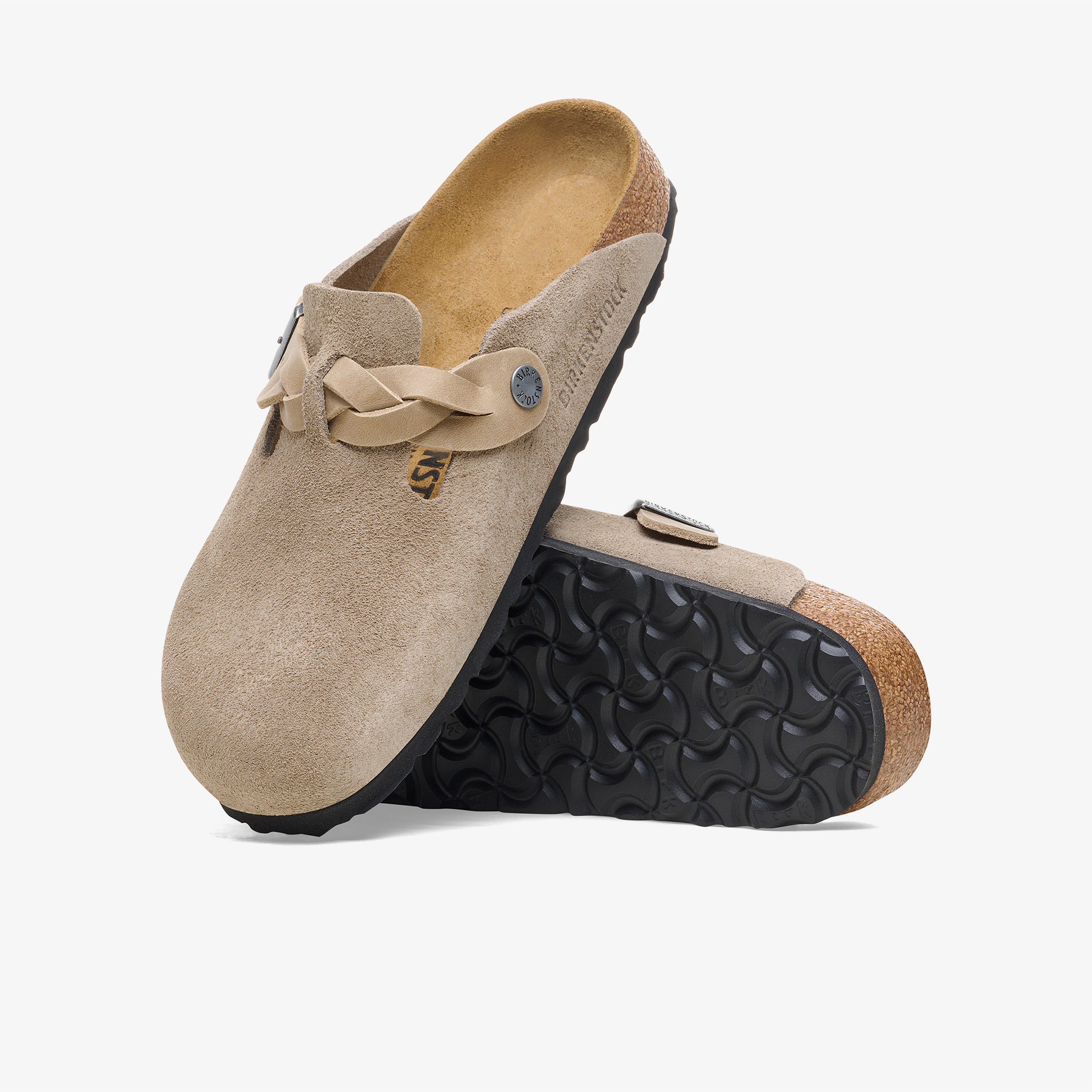 Birkenstock Boston Vl Braided Kadın Kahverengi Terlik