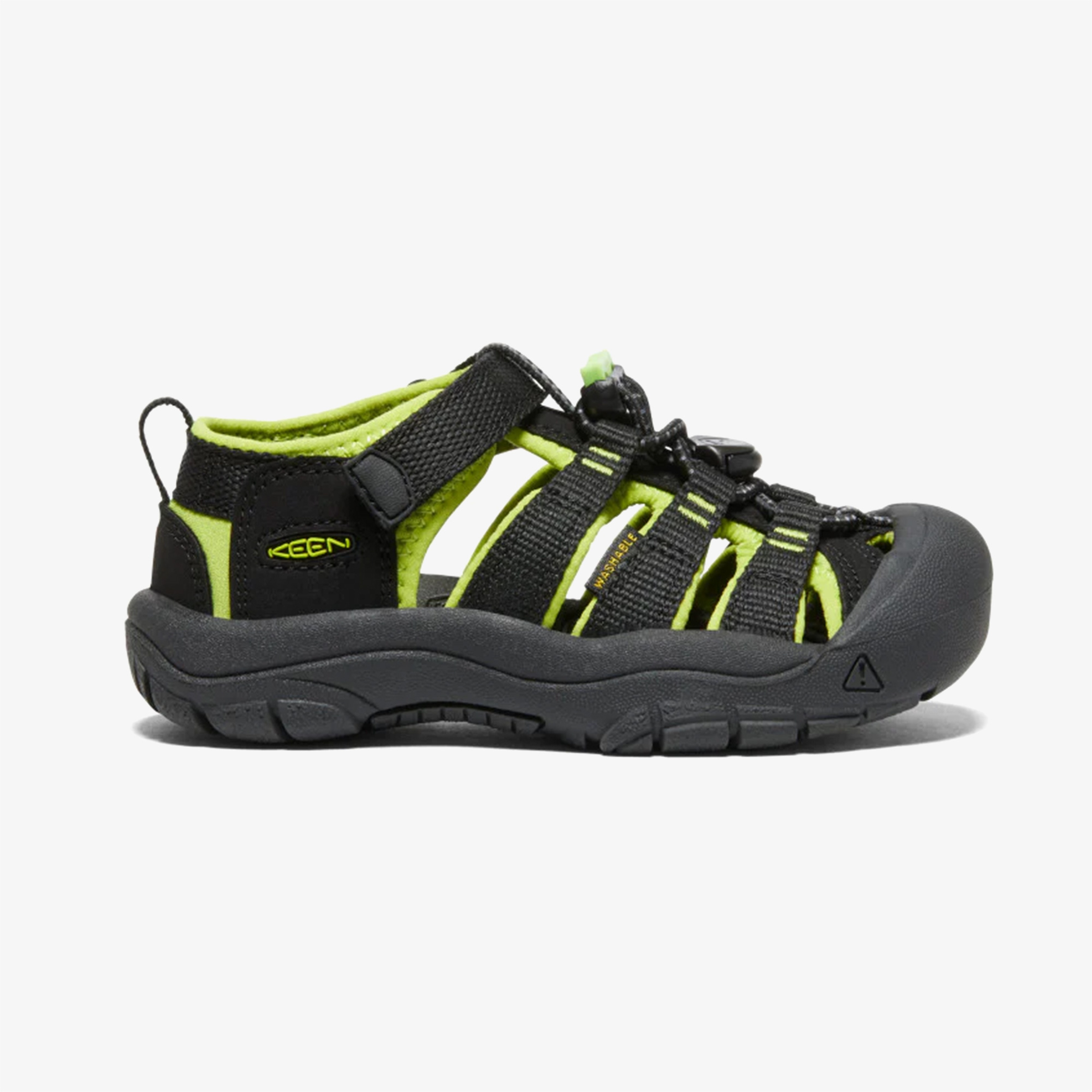 Keen Newport H2 Çocuk Siyah/Yeşil Sandalet