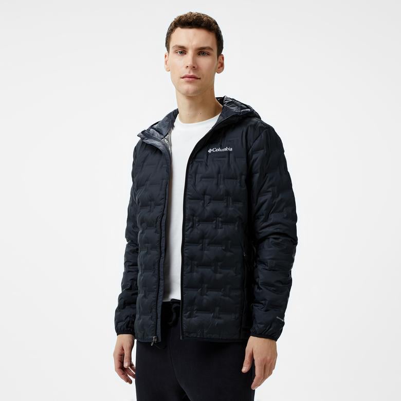 Columbia Delta Ridge Down Hooded Erkek Siyah Mont