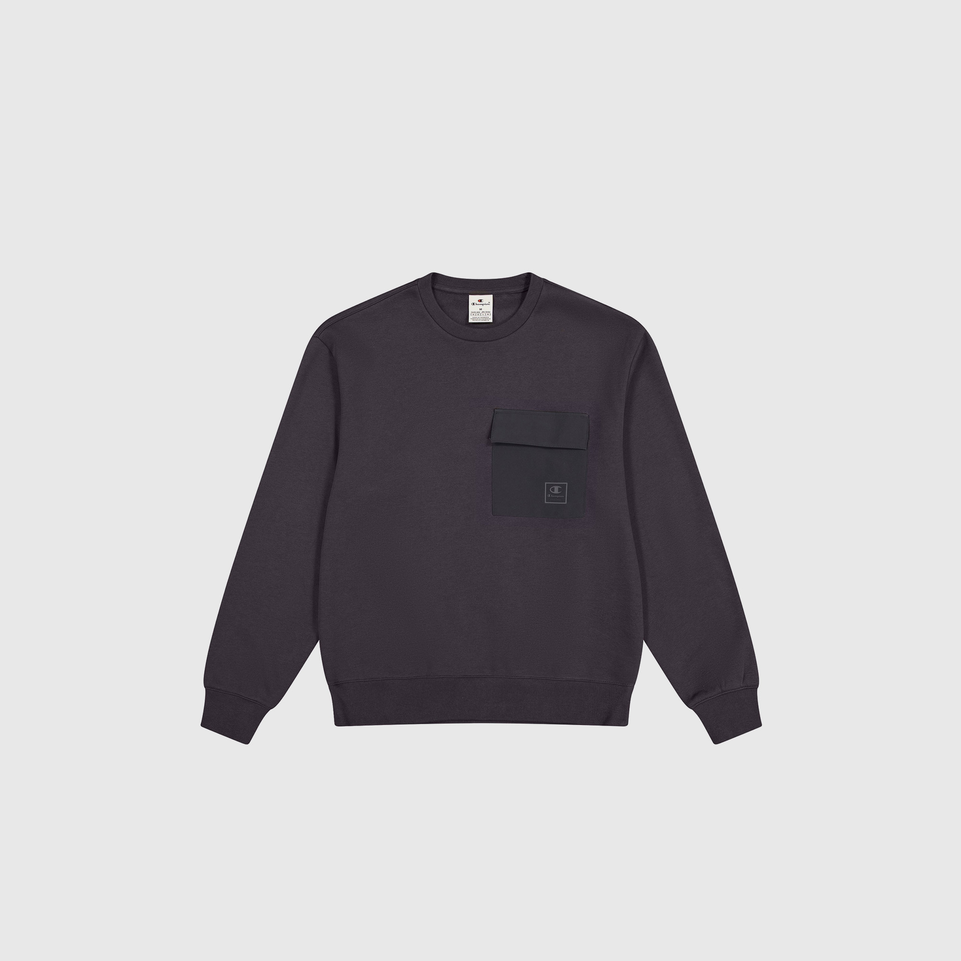Champion Crewneck Erkek Gri Sweatshirt