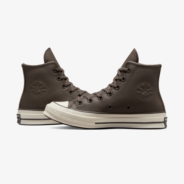 Converse Converse Chuck 70 Unisex Kahverengi Deri Sneaker Occasion'da! Kahverengi - 5. görsel