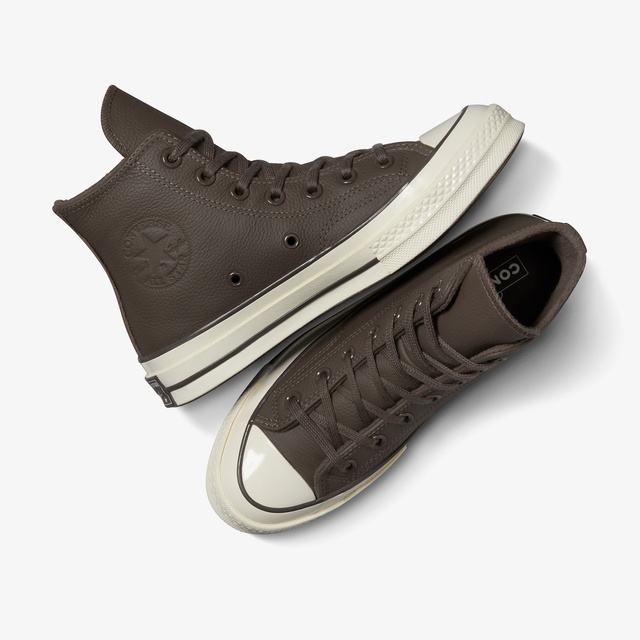 Converse Converse Chuck 70 Unisex Kahverengi Deri Sneaker Occasion'da! Kahverengi - 7. görsel