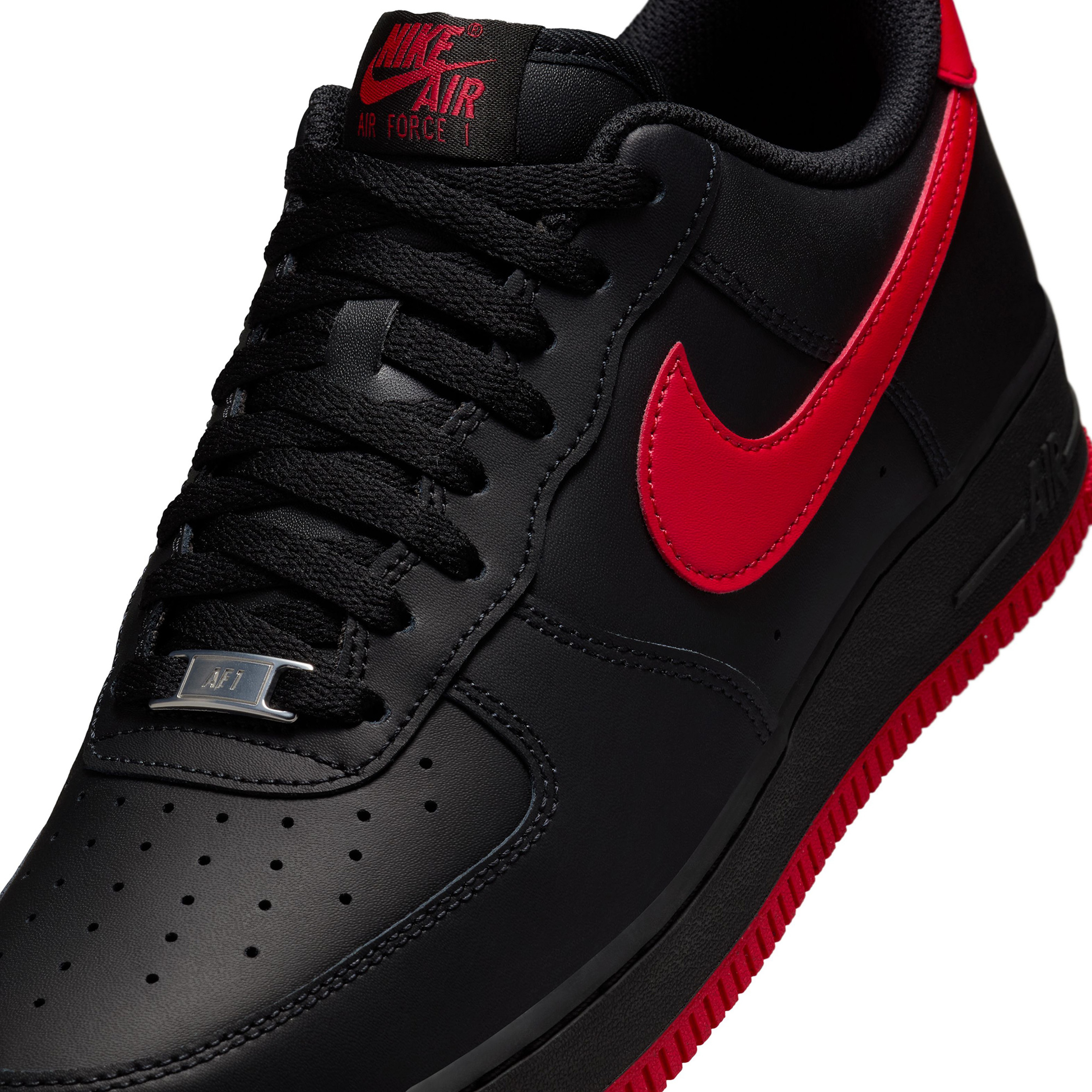 Nike Air Force Low 1 'Bred' Erkek Siyah Sneaker