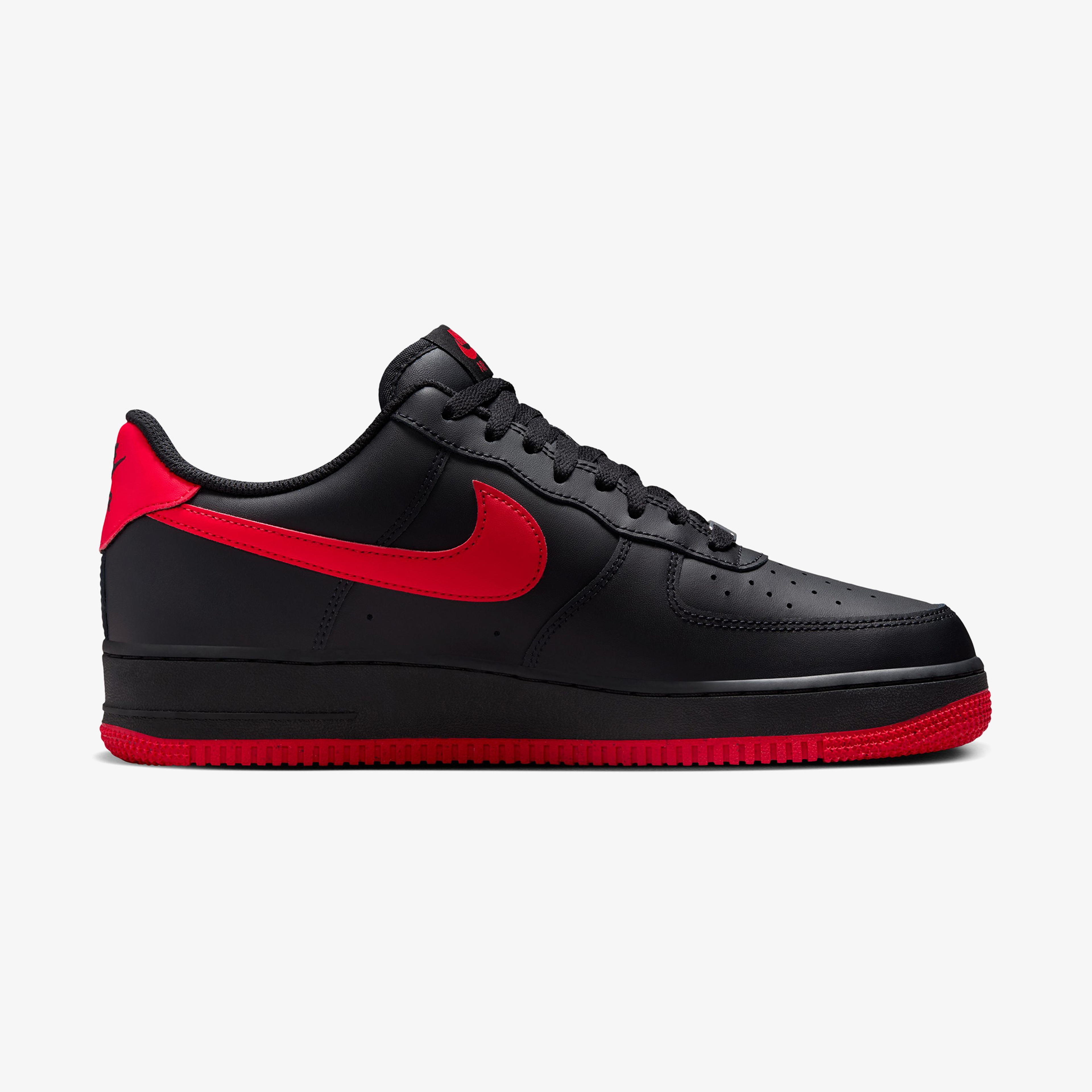 Nike Air Force Low 1 'Bred' Erkek Siyah Sneaker