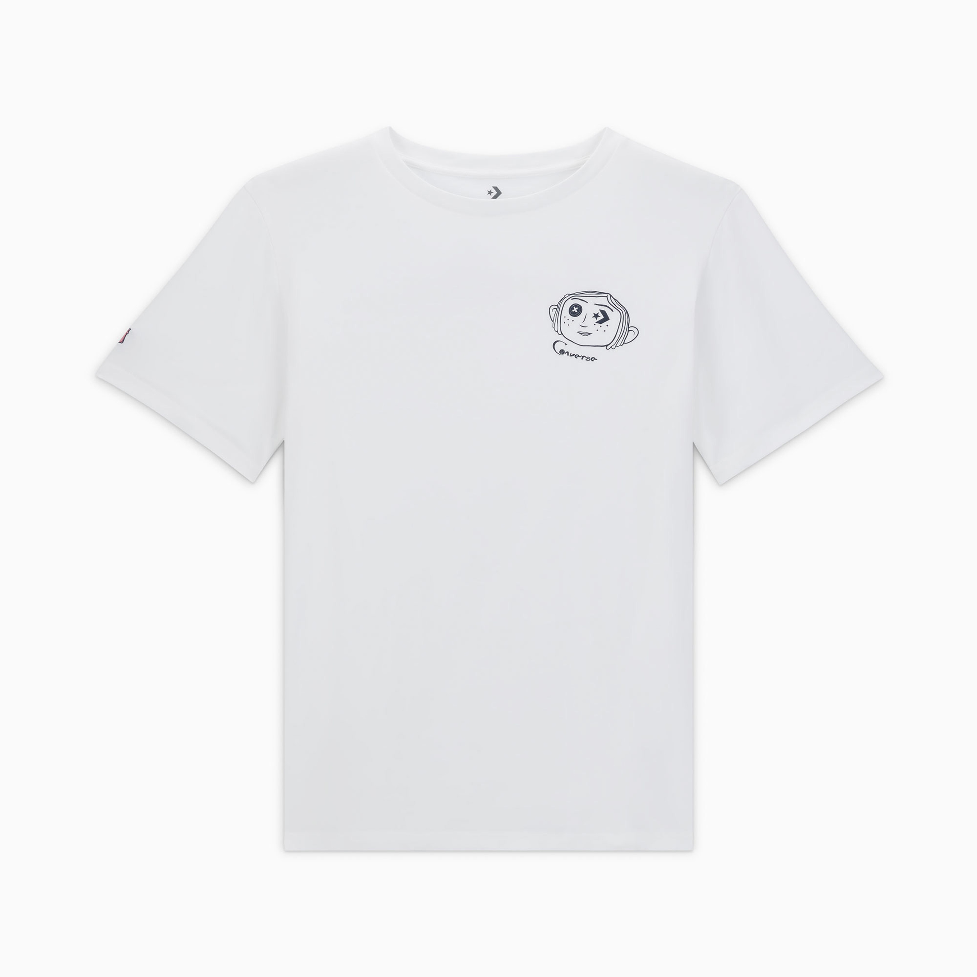 Converse x Coraline Unisex Beyaz T-Shirt