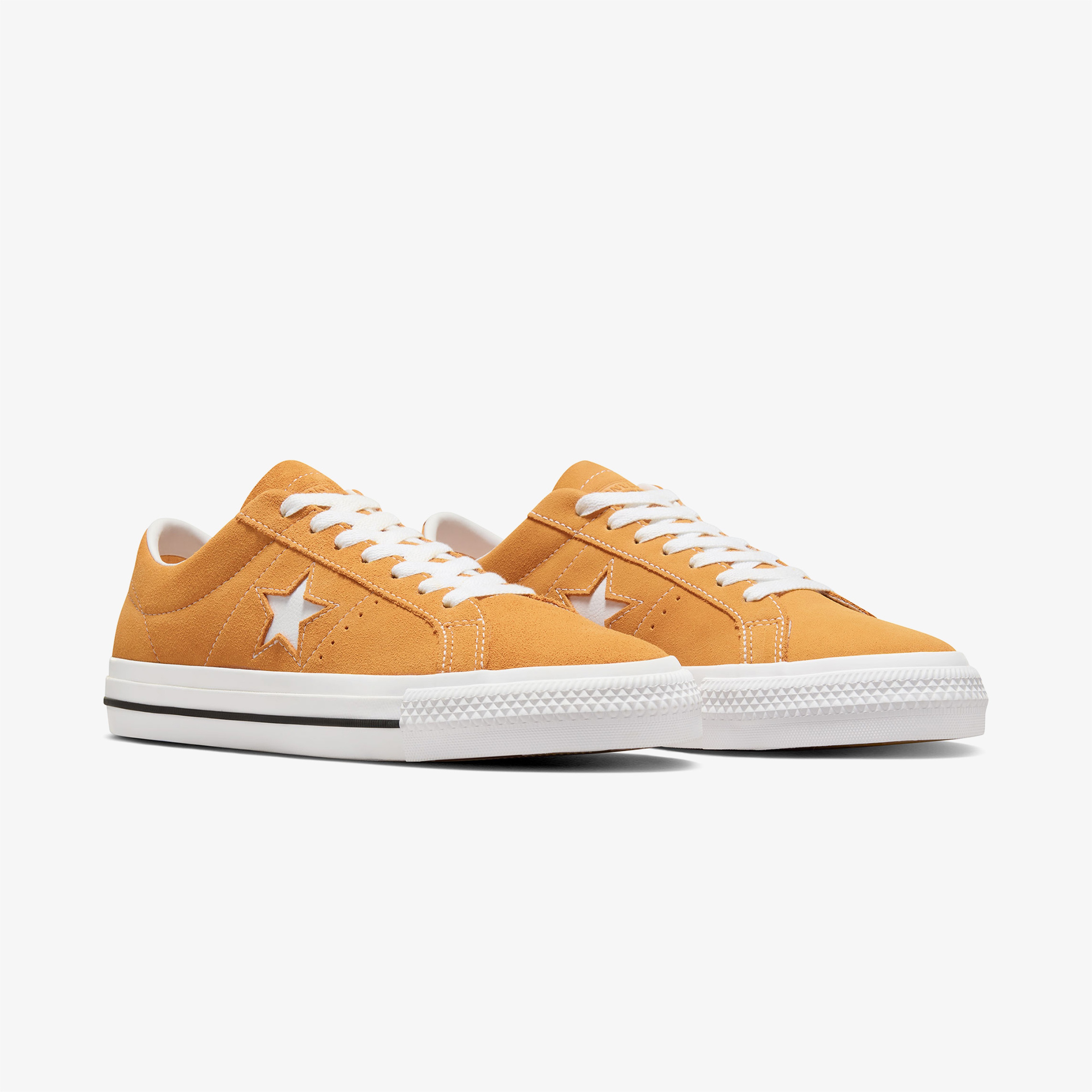 Converse One Star Pro Unisex Sarı Süet Deri Sneaker