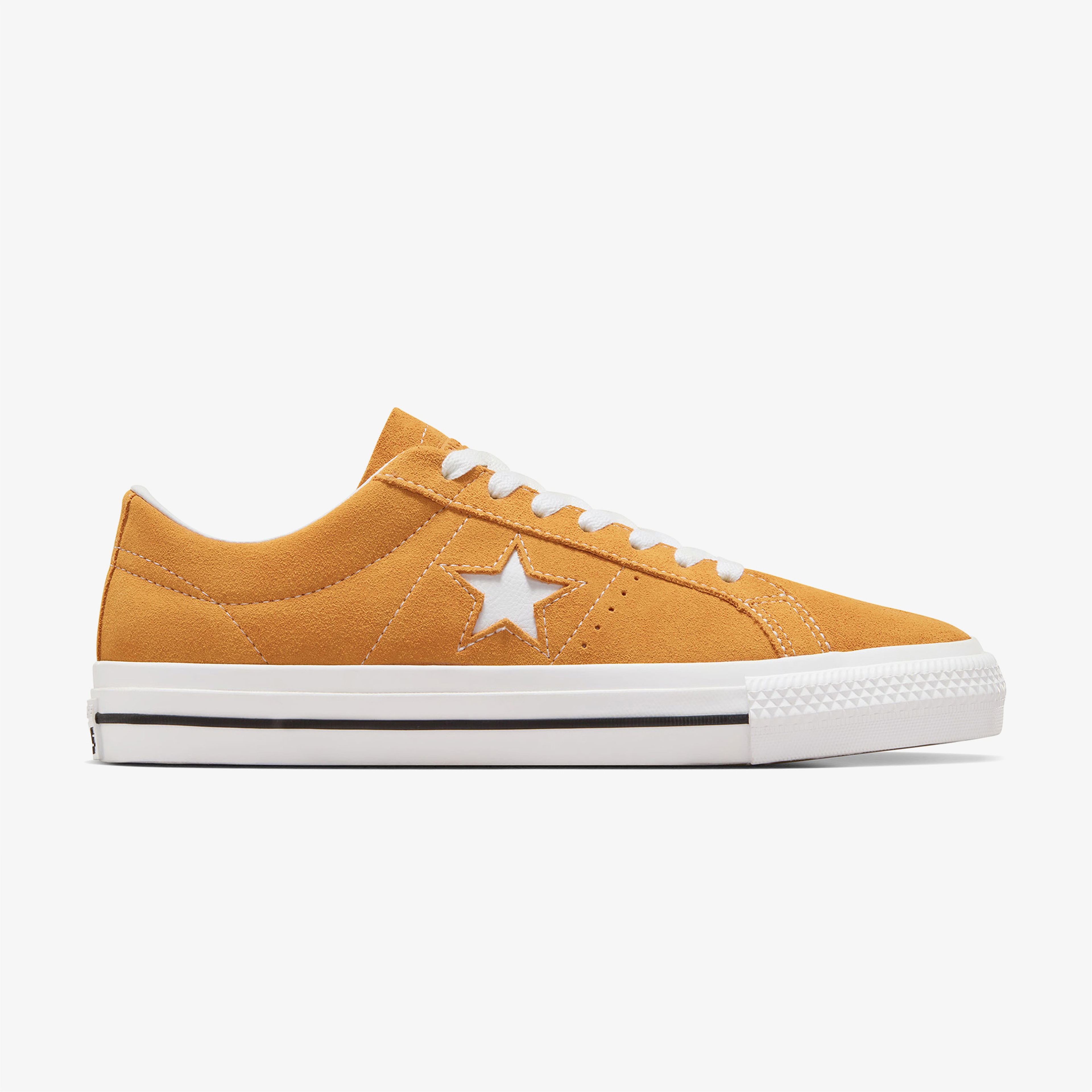 Converse One Star Pro Unisex Sarı Süet Deri Sneaker