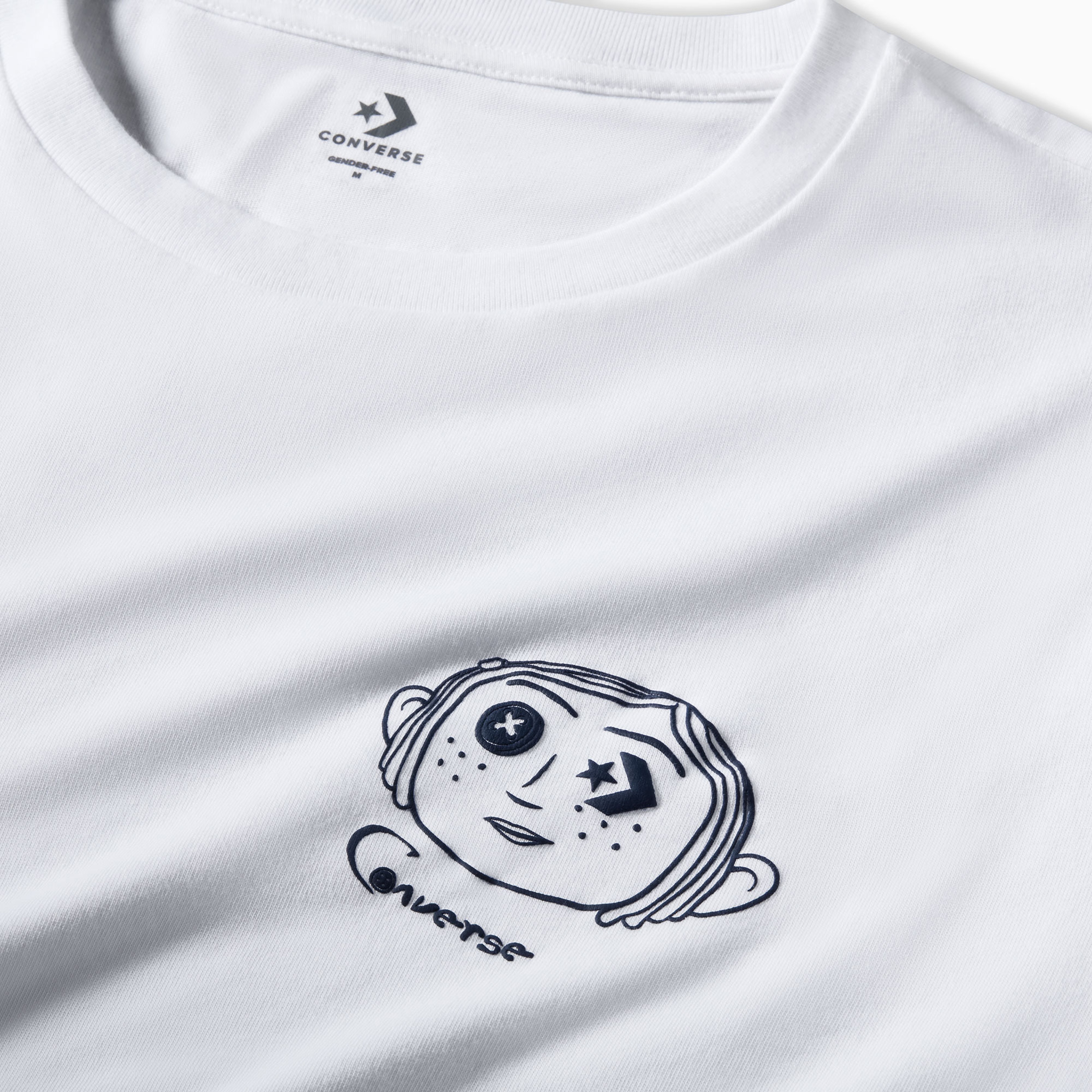 Converse x Coraline Unisex Beyaz T-Shirt
