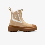 Converse Chuck Taylor All Star Chelsea Lugged Çocuk Kahverengi Süet Platform Bot