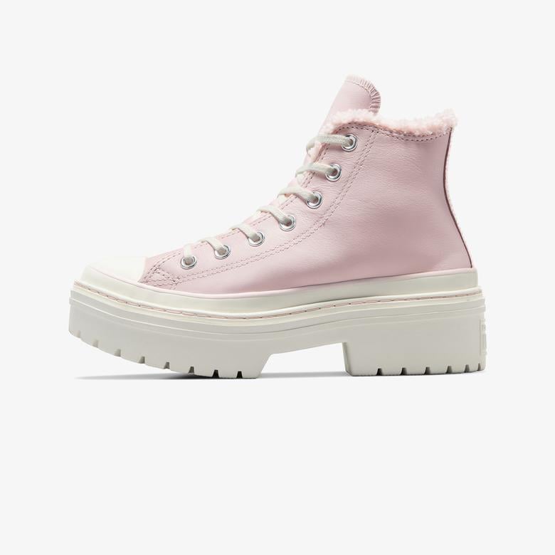 Converse Chuck Taylor All Star Lugged Heel Unisex Pembe Deri Platform Bot