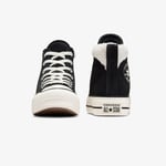 Converse Chuck Taylor All Star Puff Lift Unisex Siyah Deri Platform Sneaker