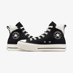 Converse Chuck Taylor All Star Puff Lift Unisex Siyah Deri Platform Sneaker