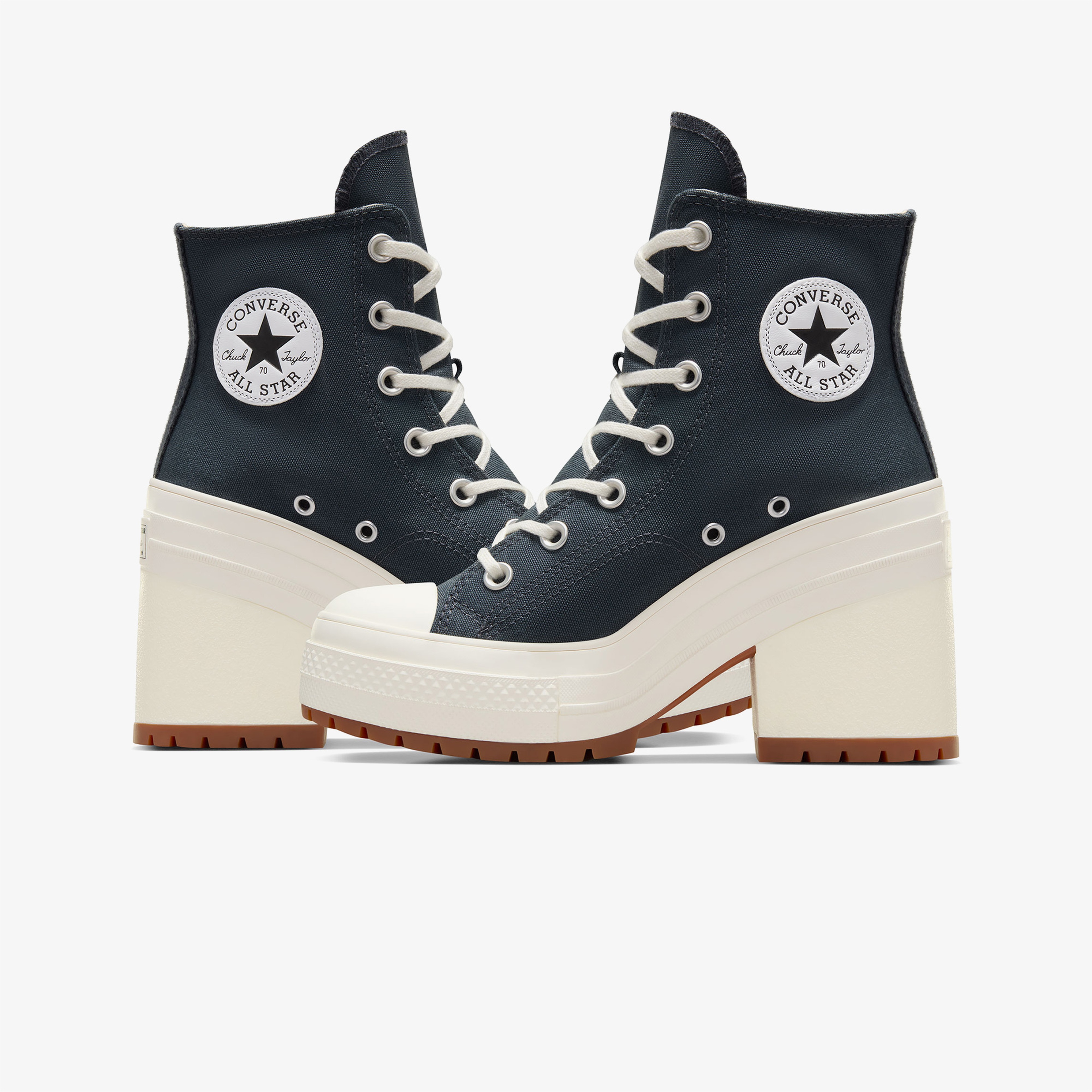 Converse Chuck 70 De Luxe Heel Unisex Siyah Platform Sneaker