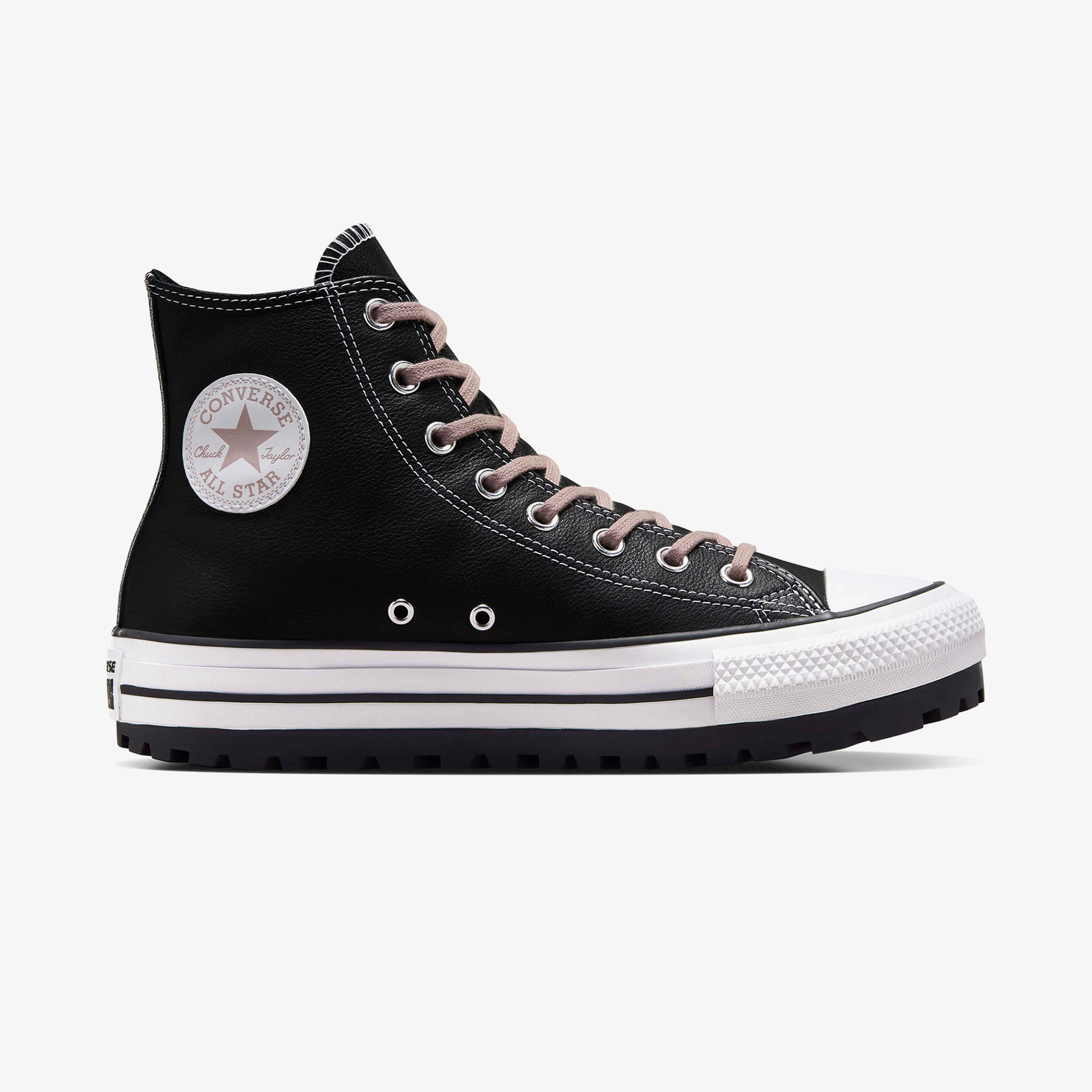 Converse Chuck Taylor All Star City Trek Su Geçirmez Unisex Siyah Deri Bot