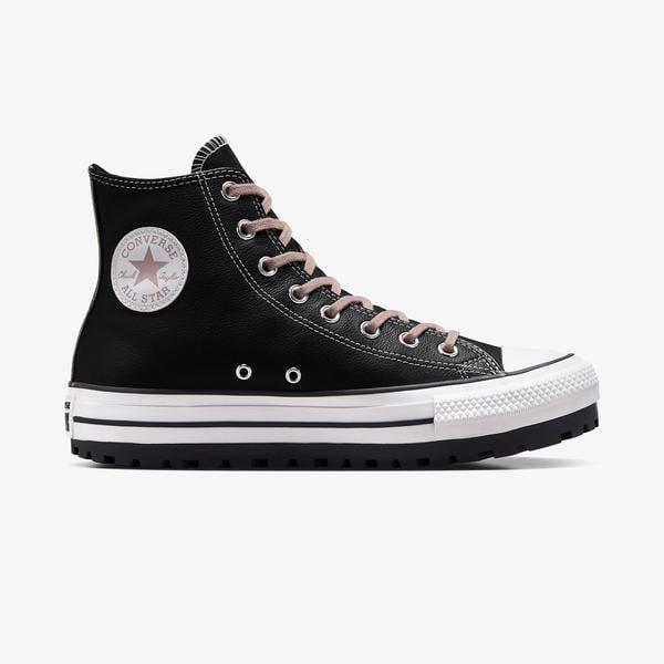 Converse Chuck Taylor All Star City Trek Su Geçirmez Unisex Siyah Deri Bot